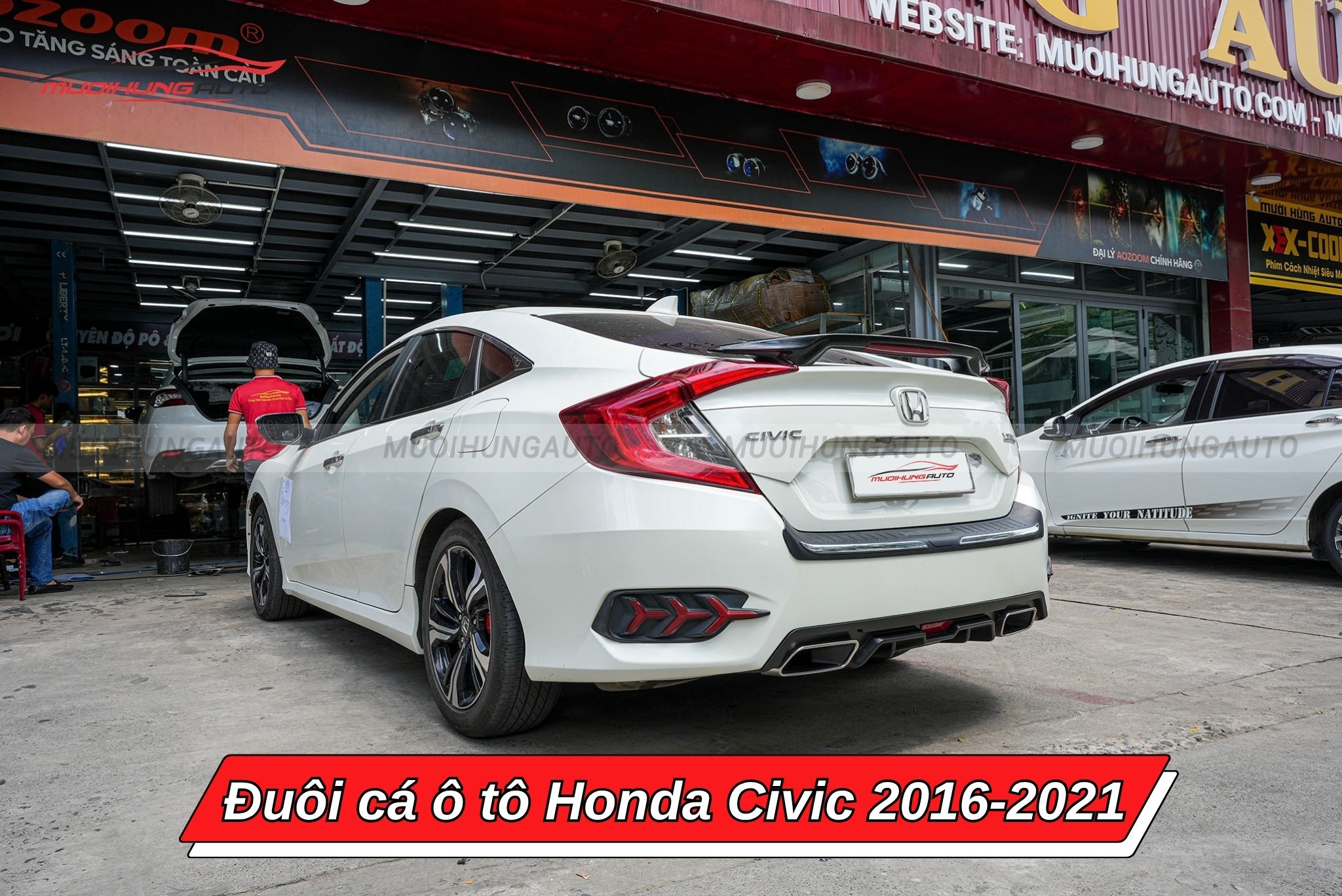 Đuôi cá cho xe Honda Civic 2016-2021