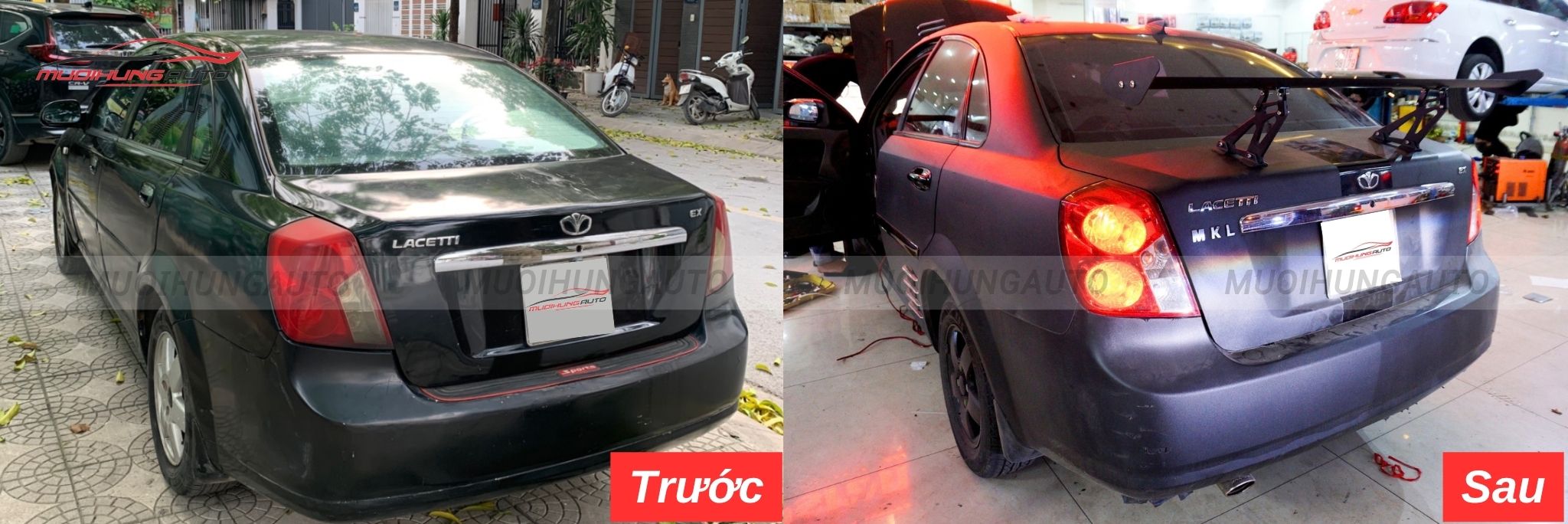 Đuôi cá ô tô Daewoo Lacetti