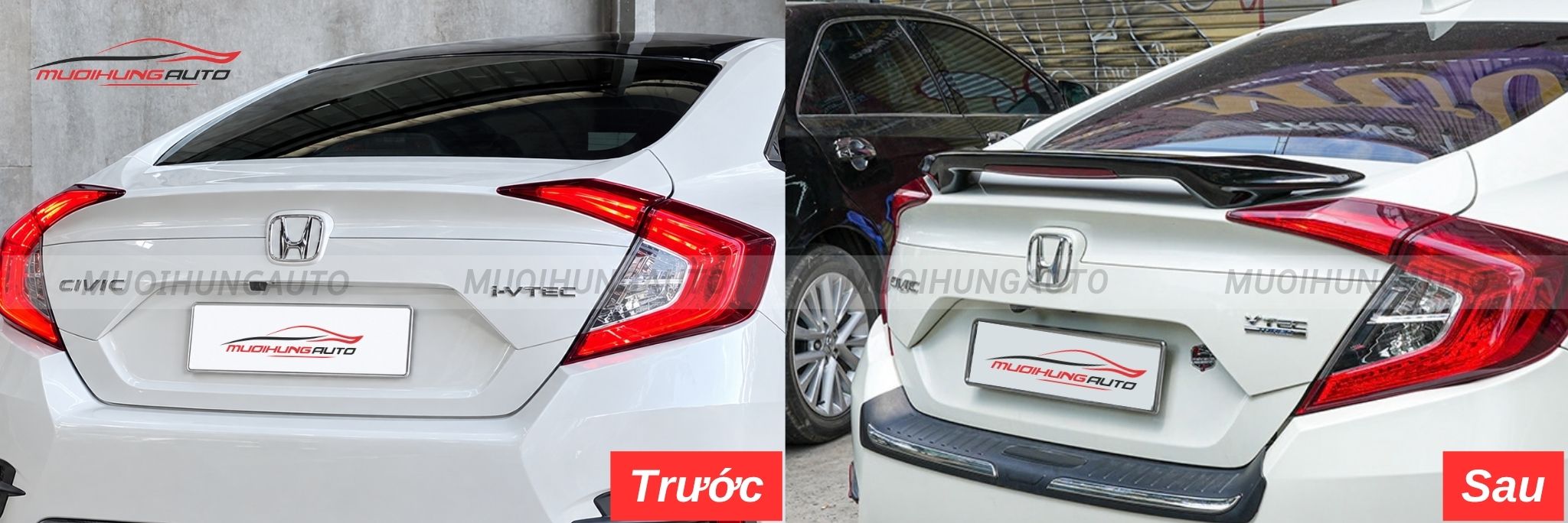 Đuôi cá ô tô Honda Civic 2016-2021