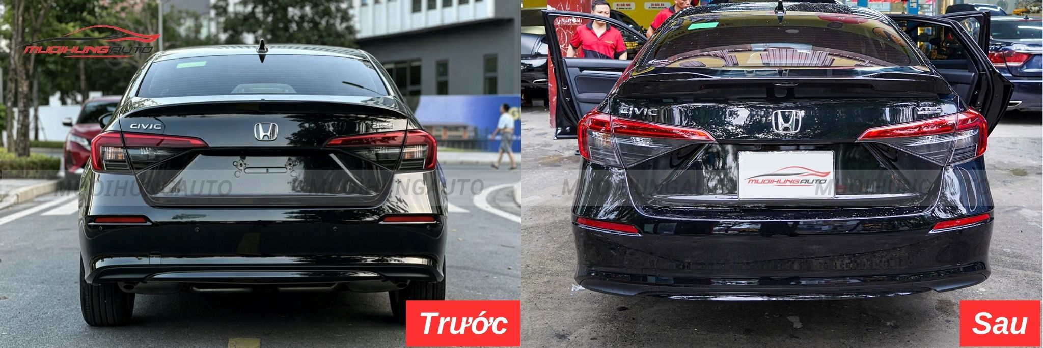 Đuôi cá ô tô Honda Civic 2022