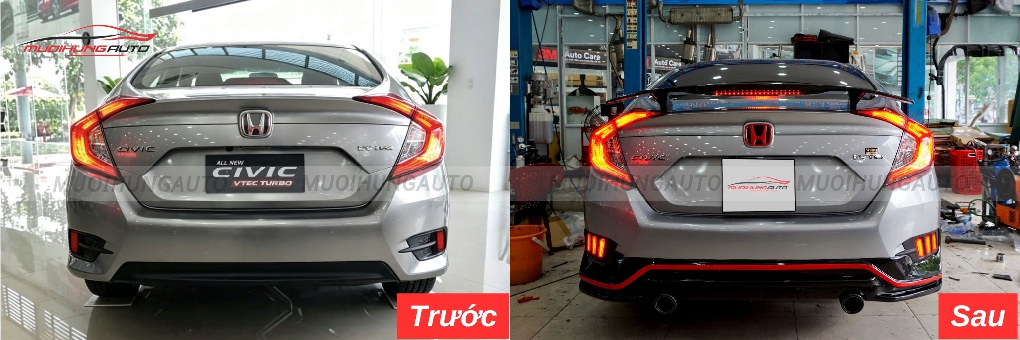 Đuôi cá ô tô Honda Civic