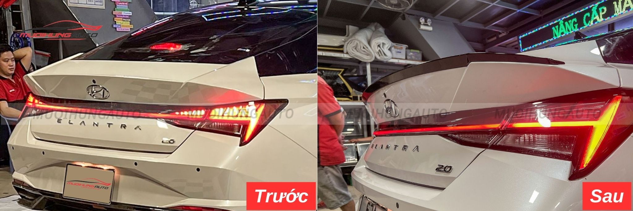 Đuôi cá ô tô Hyundai Elantra 2023