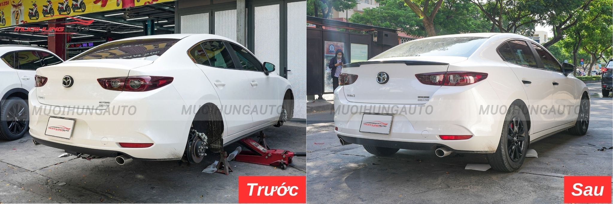 Đuôi cá ô tô Mazda 3 2023