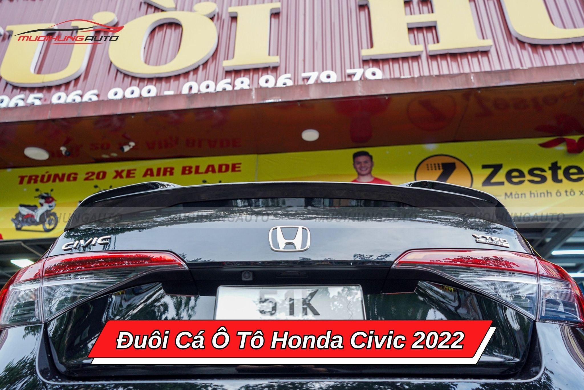 Đuôi cá xe hơi Honda Civic 2022