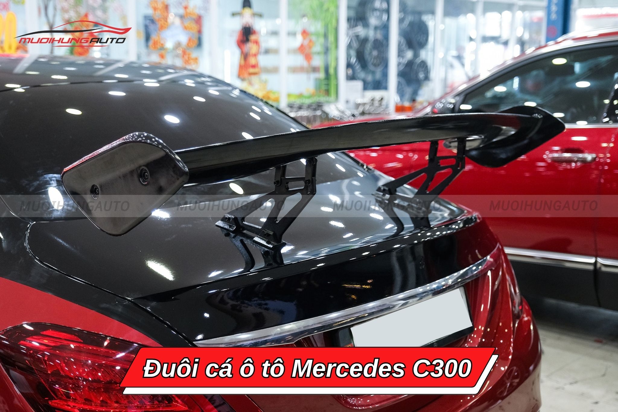 Đuôi cá xe hơi Mercedes C300