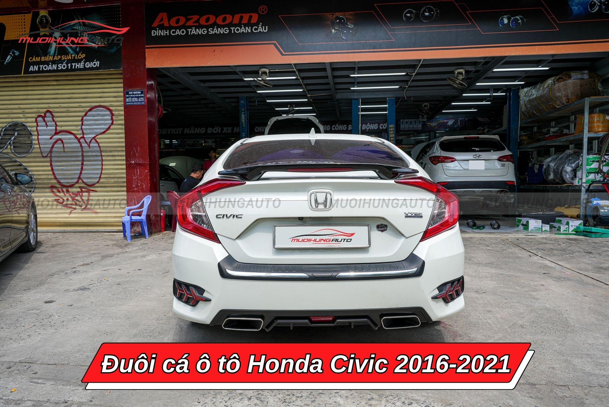 Đuôi cá xe Honda Civic 2016-2021