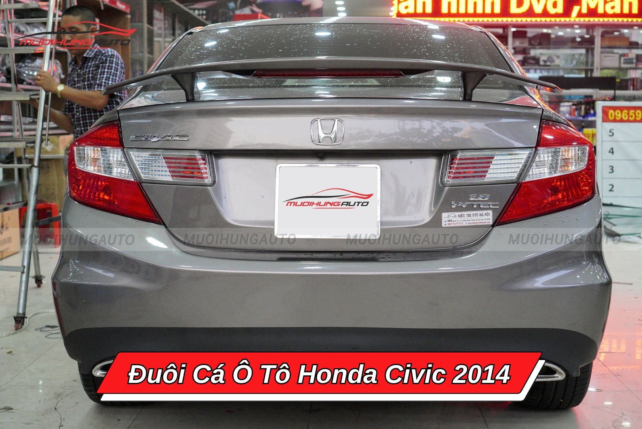 Đuôi cá xe ô tô Honda Civic 2014