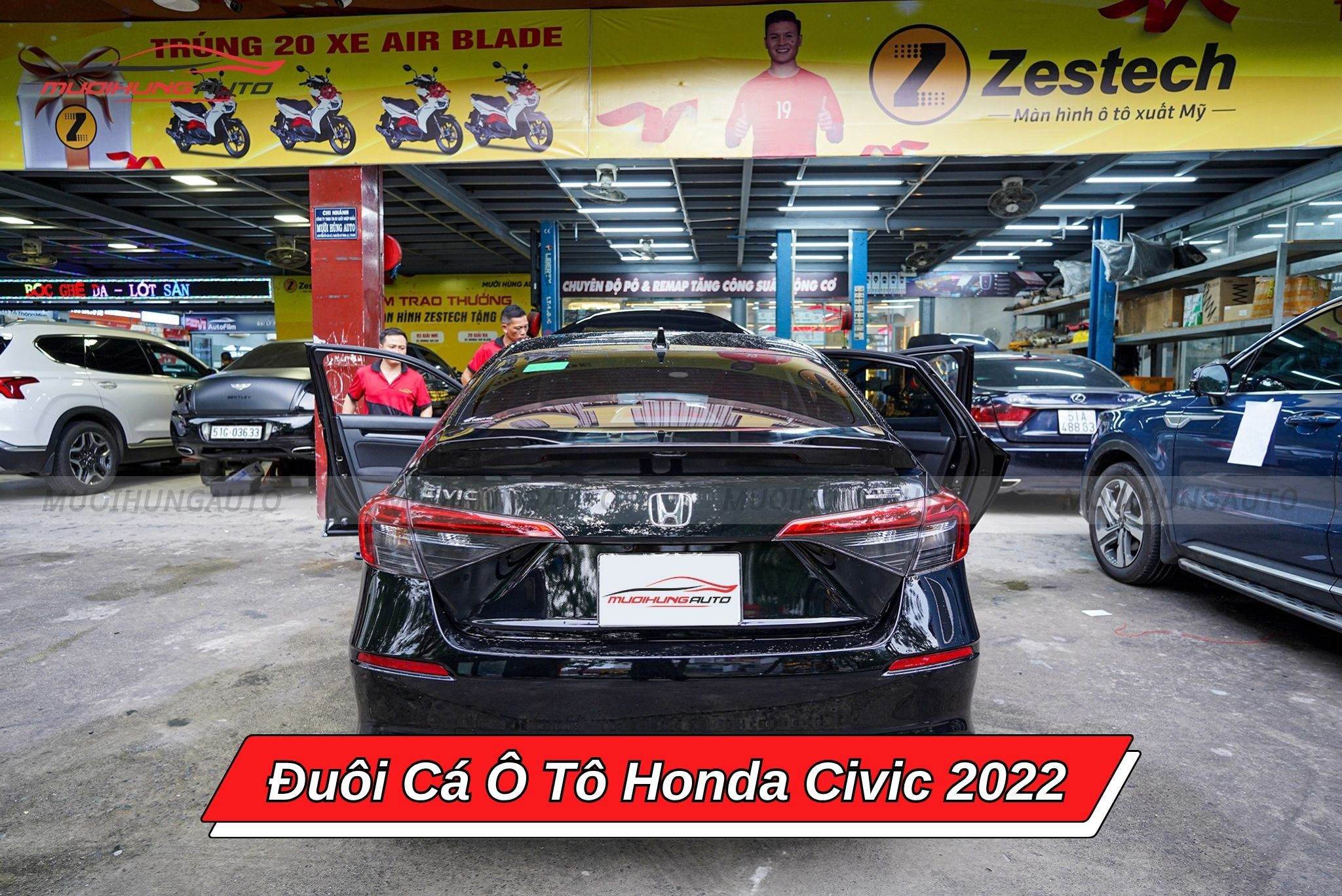 Đuôi cá xe ô tô Honda Civic 2022