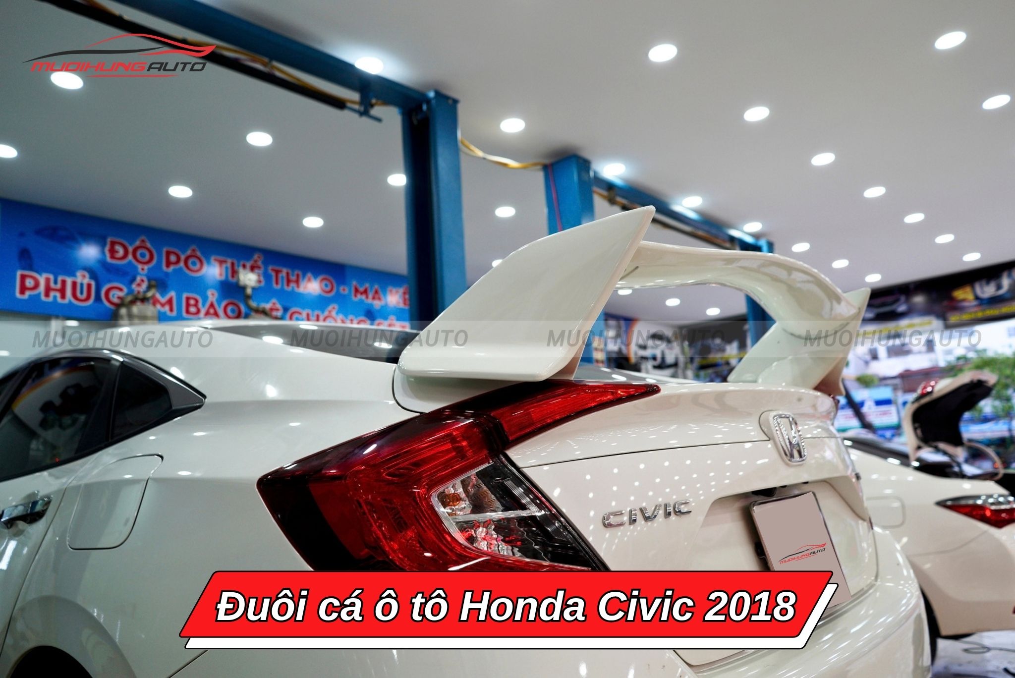 Đuôi gió ô tô Honda Civic 2018
