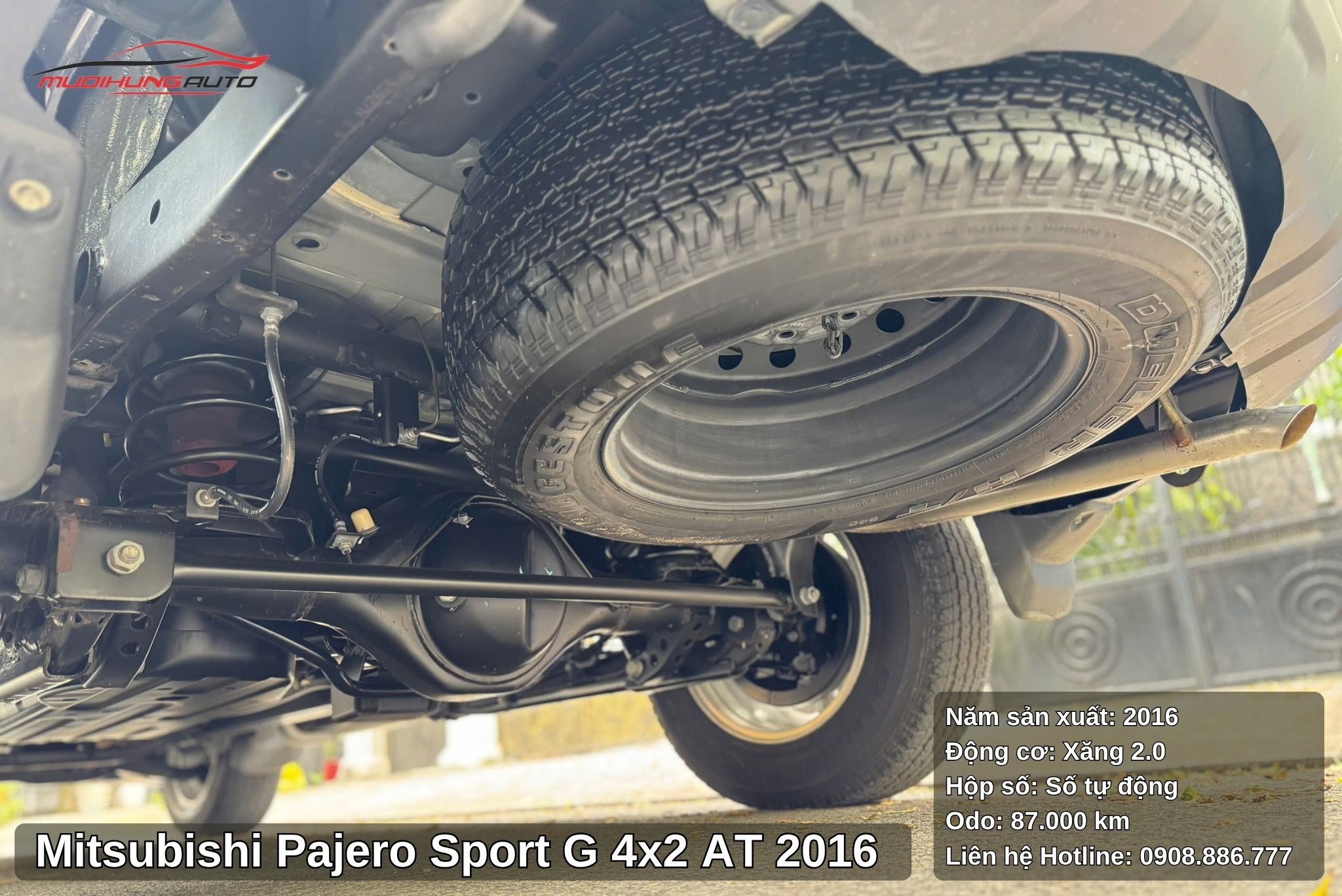 Hệ thống gầm bệ chắc chắn trên xe Mitsubishi Pajero Sport G 4x2 AT 2016