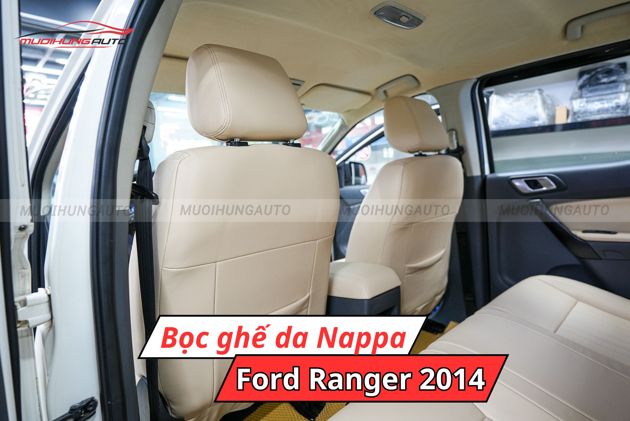 Ghế da Nappa Ford Ranger 2014