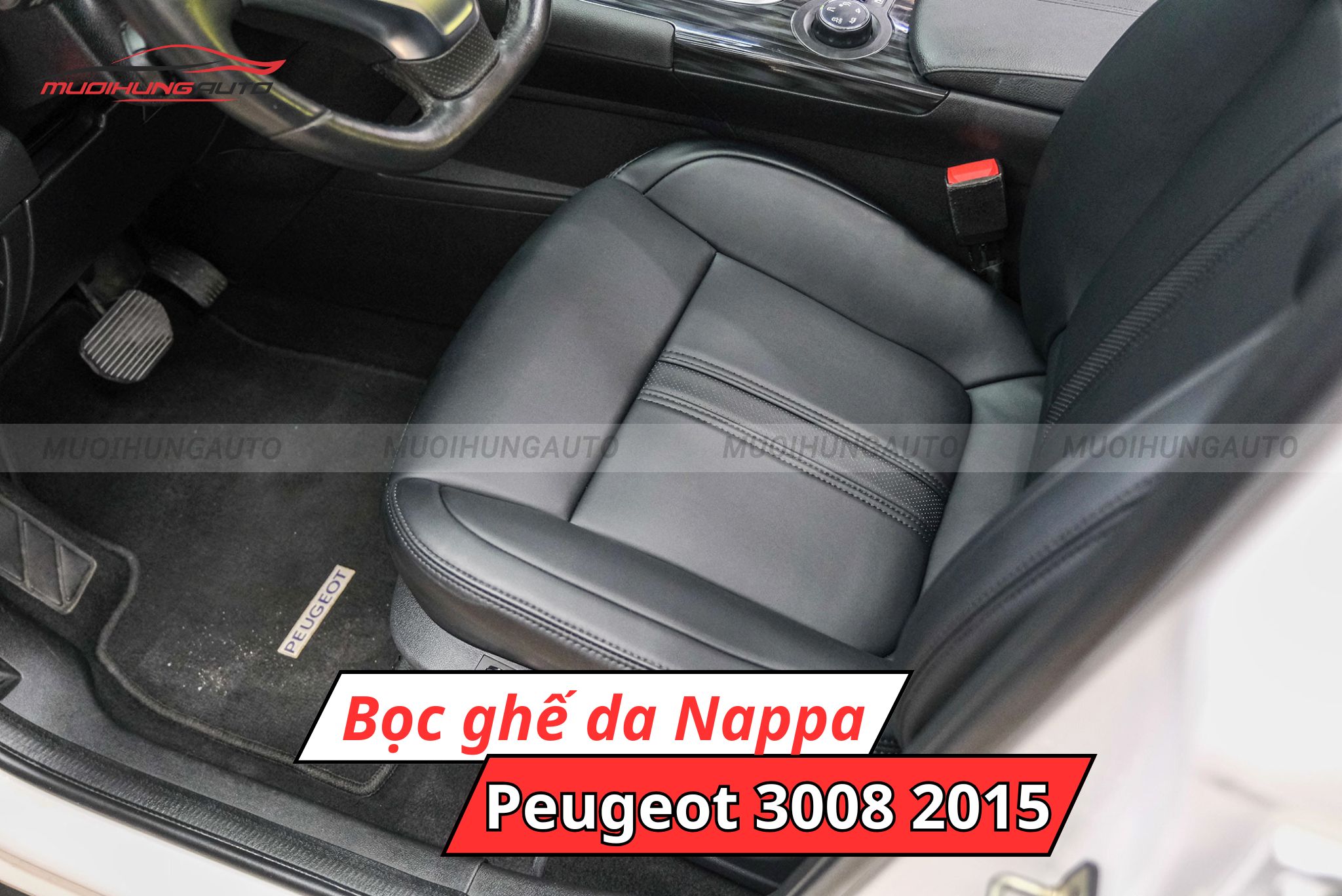 Ghế da Nappa Peugeot 3008 2015