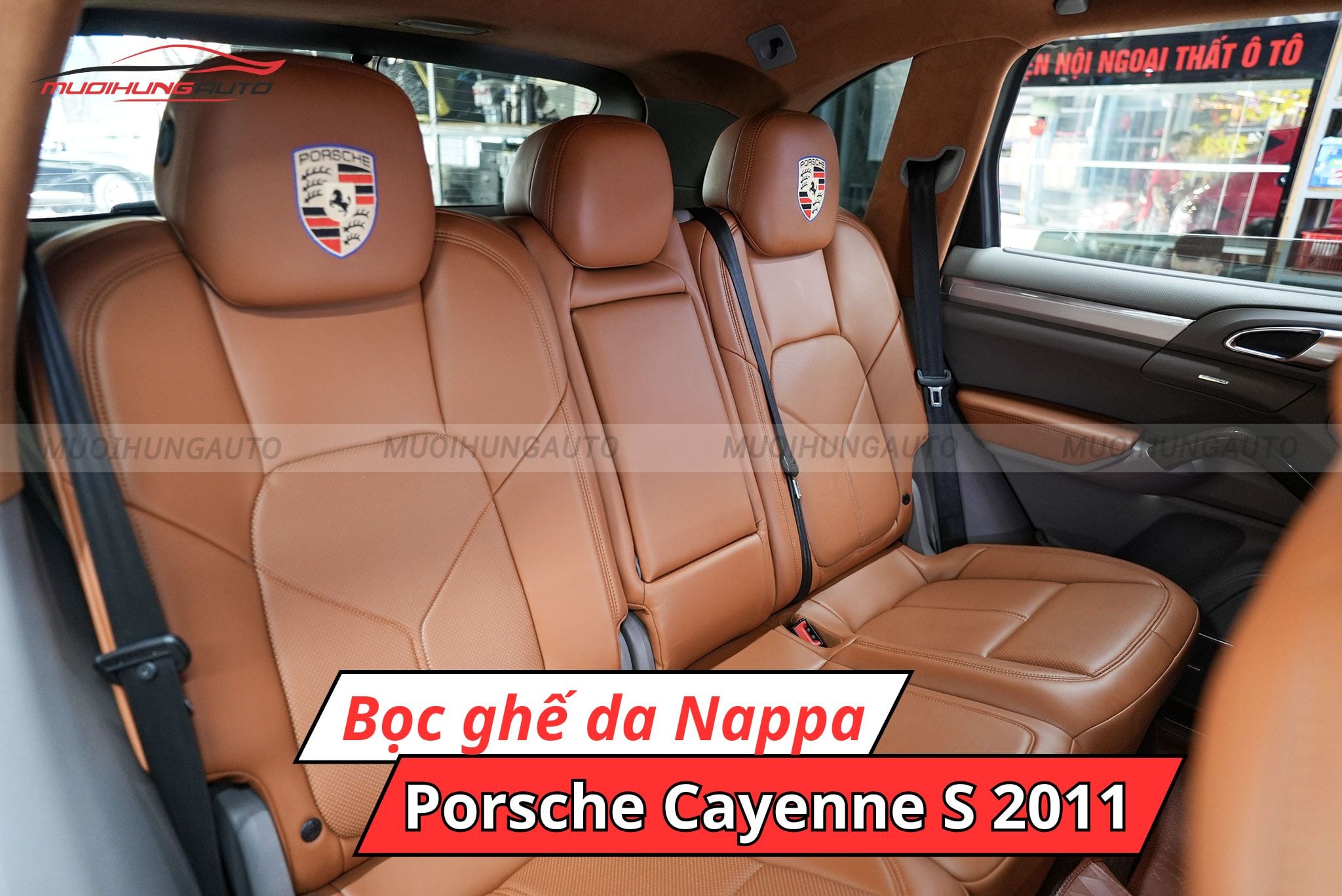 Ghế da Nappa Porsche Cayenne S 2011