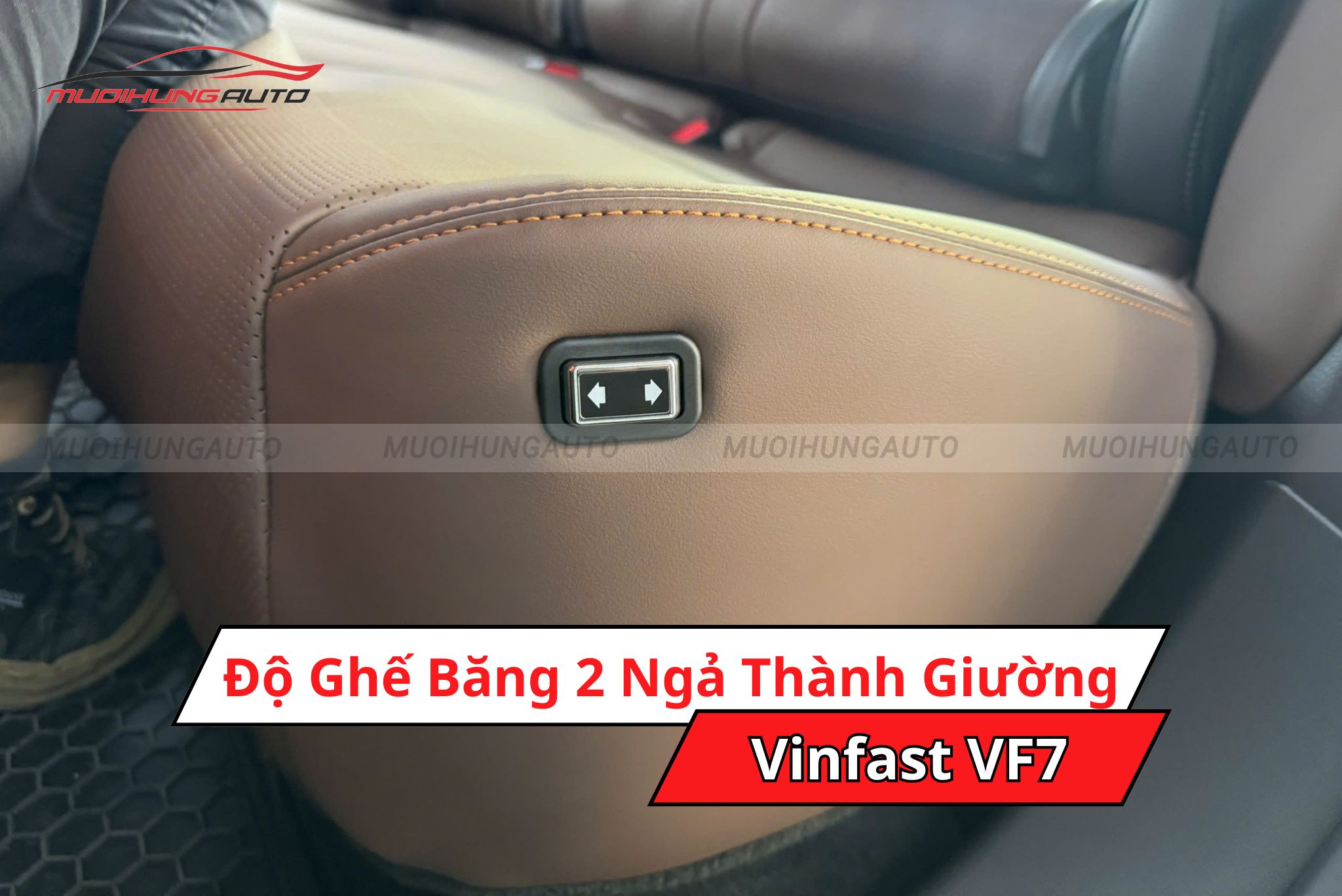 Ghế ô tô ngả 180 độ Vinfast VF7