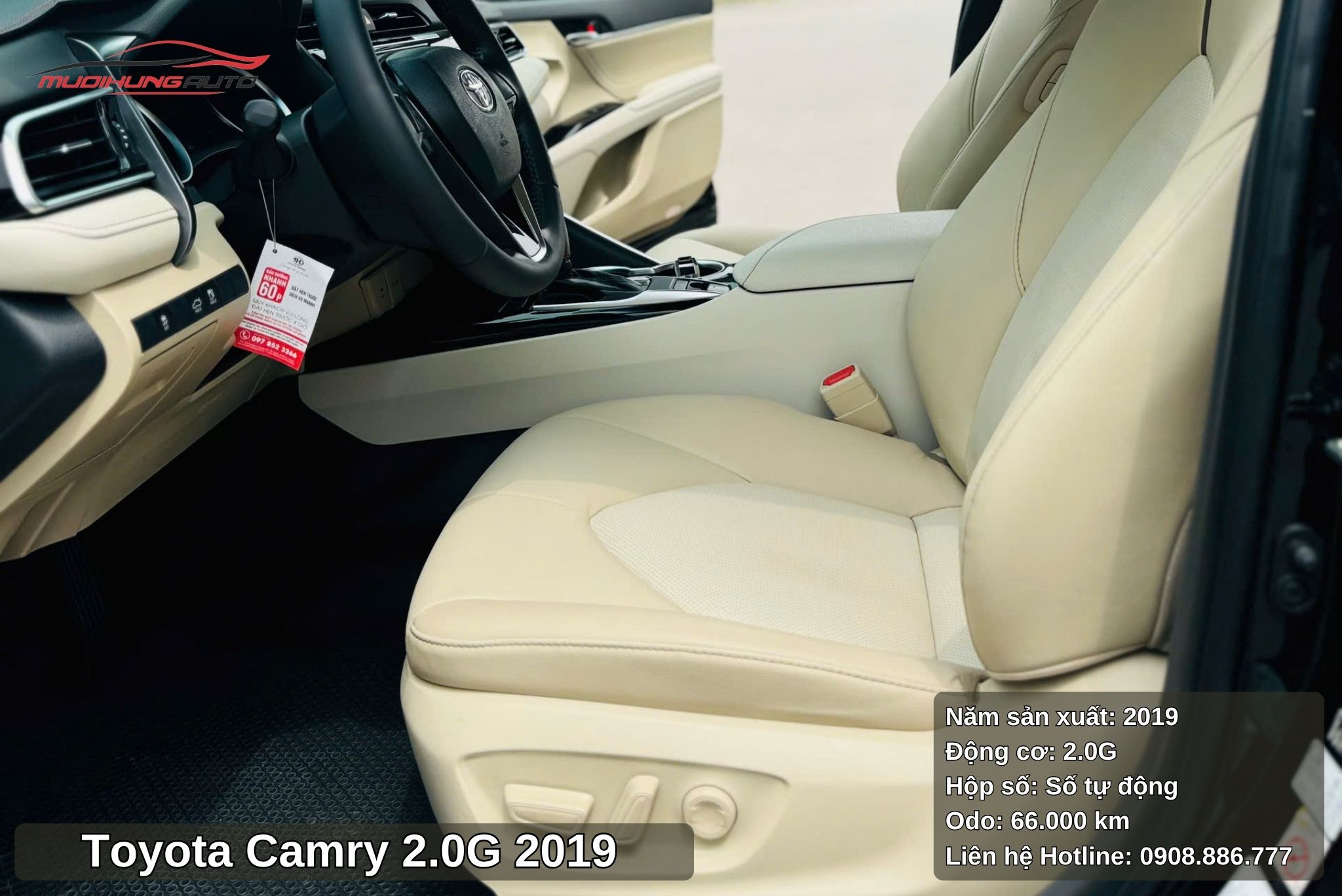 Ghế xe Toyota Camry 2.0G 2019 chỉnh điện