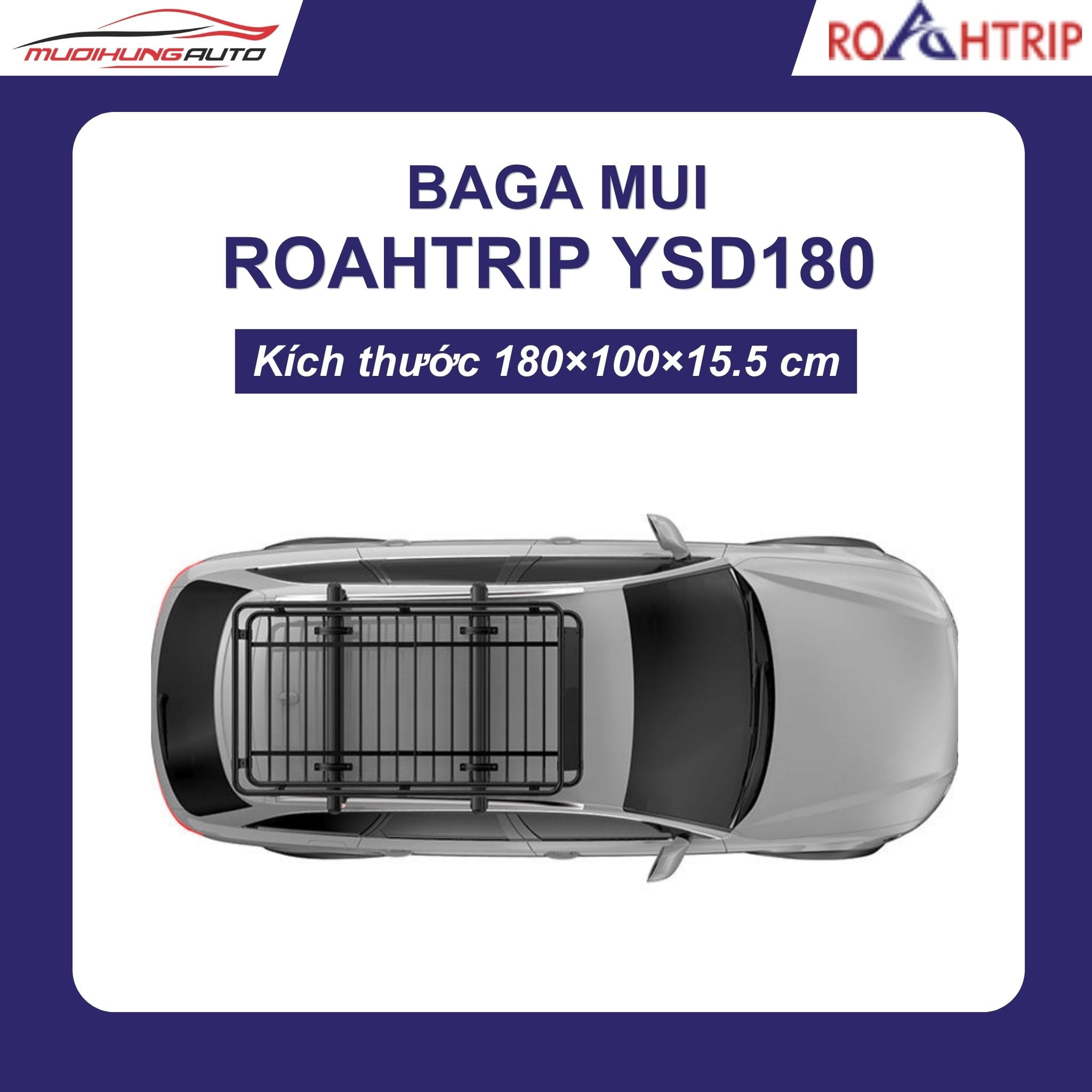 Giá để đồ trên nóc xe ô tô ROAHTRIP YSD180