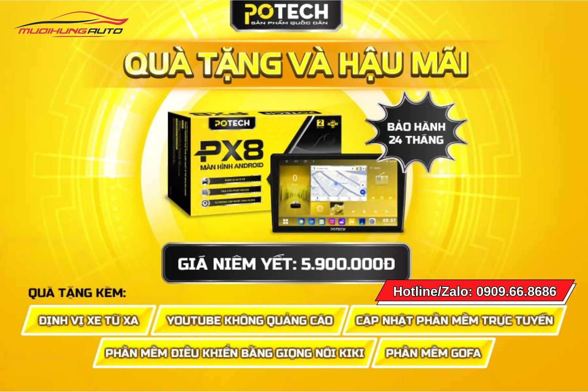 Giá màn hình Potech PX8