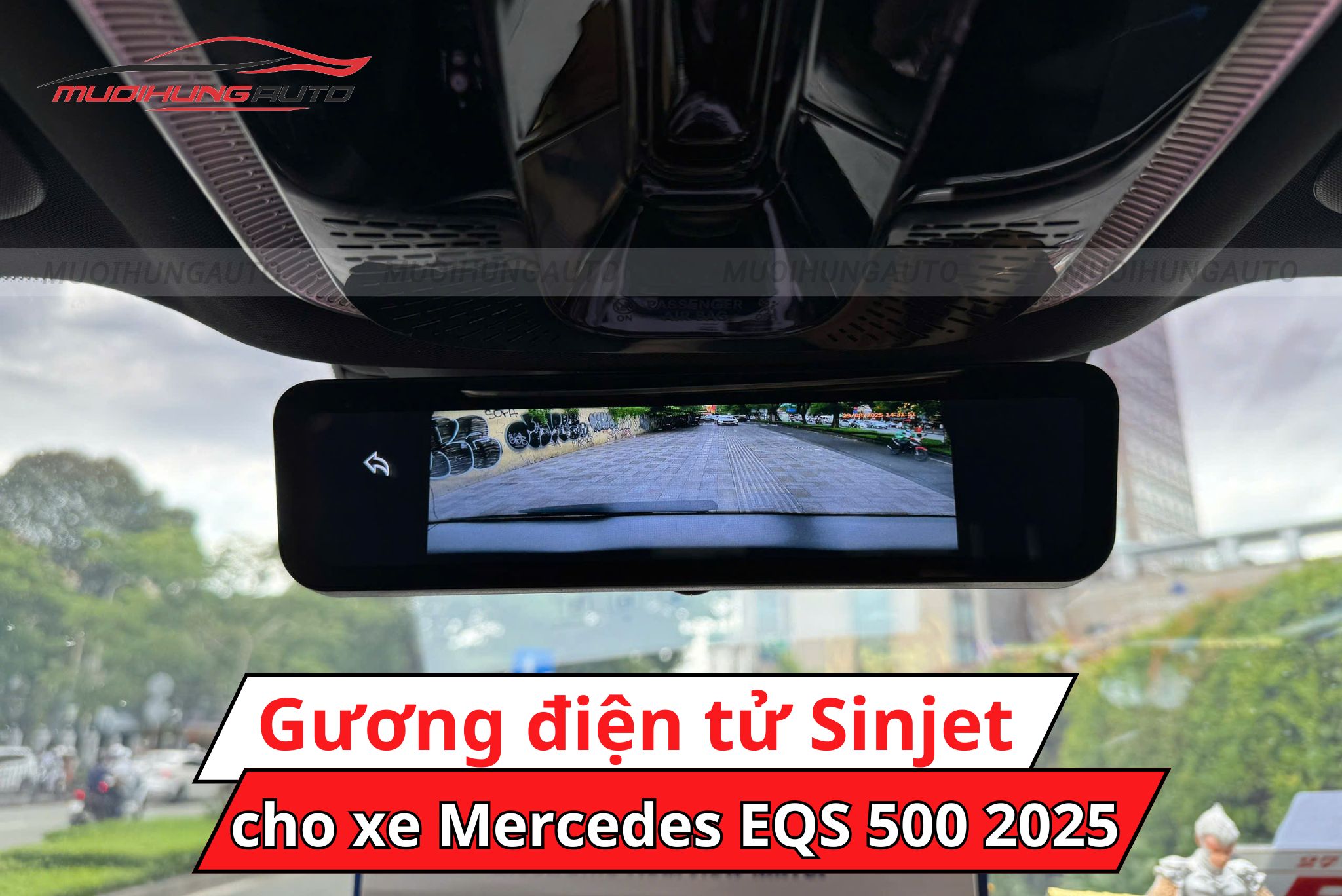 Gương điện tử Sinjet H10 cho Mercedes EQS 500 2025