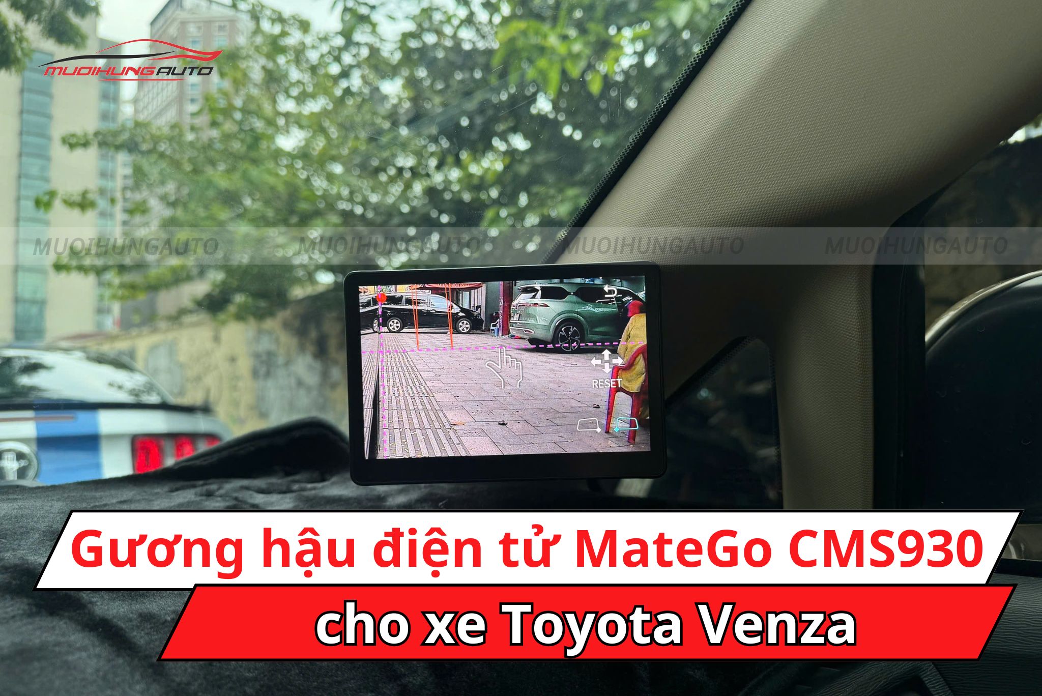 Gương hậu điện tử Matego CMS930 Toyota Venza
