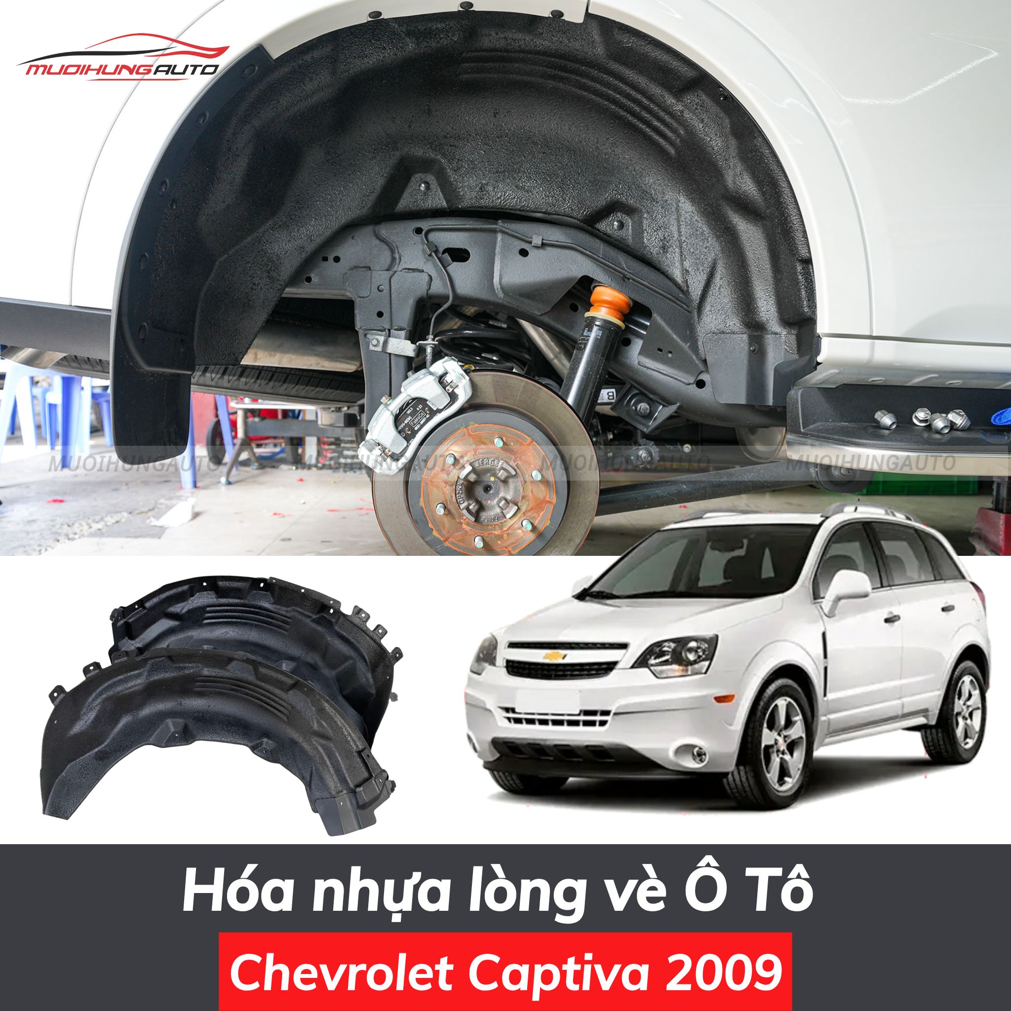 Hóa nhựa lòng vè ô tô Chevrolet Captiva 2009