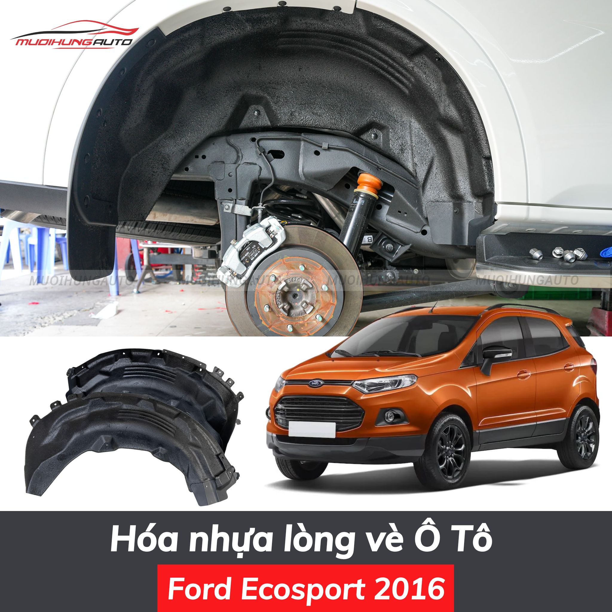Hóa nhựa lòng vè ô tô Ford Ecosport 2016