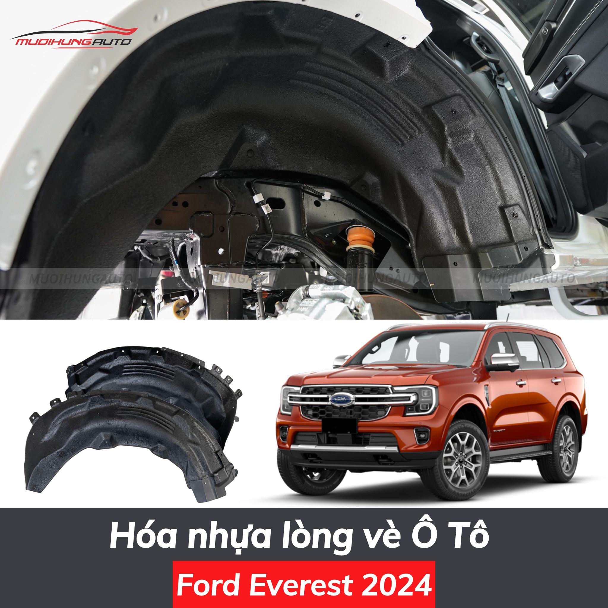 Hóa nhựa lòng vè ô tô Ford Everest 2024