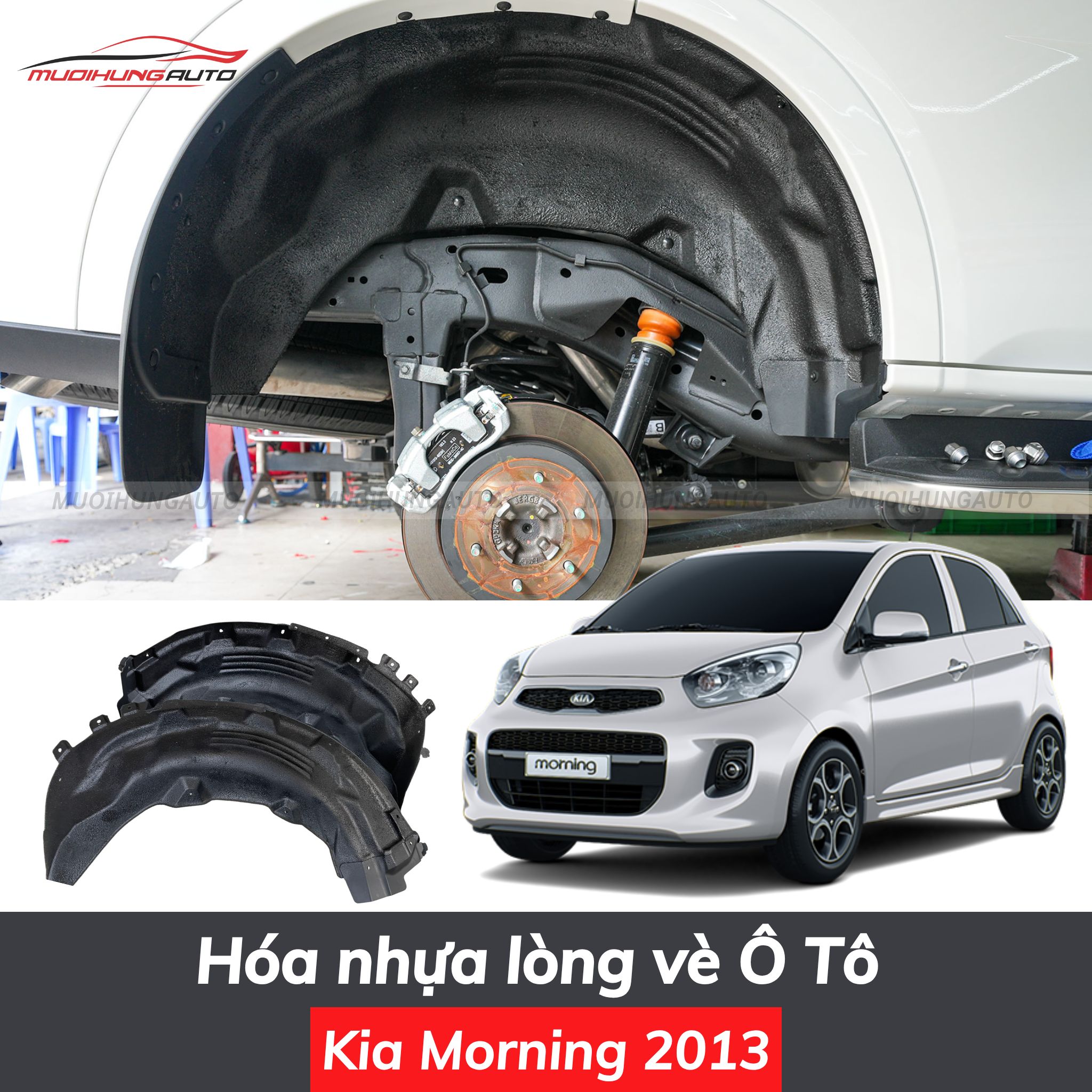 Hóa nhựa lòng vè ô tô Kia Morning 2013