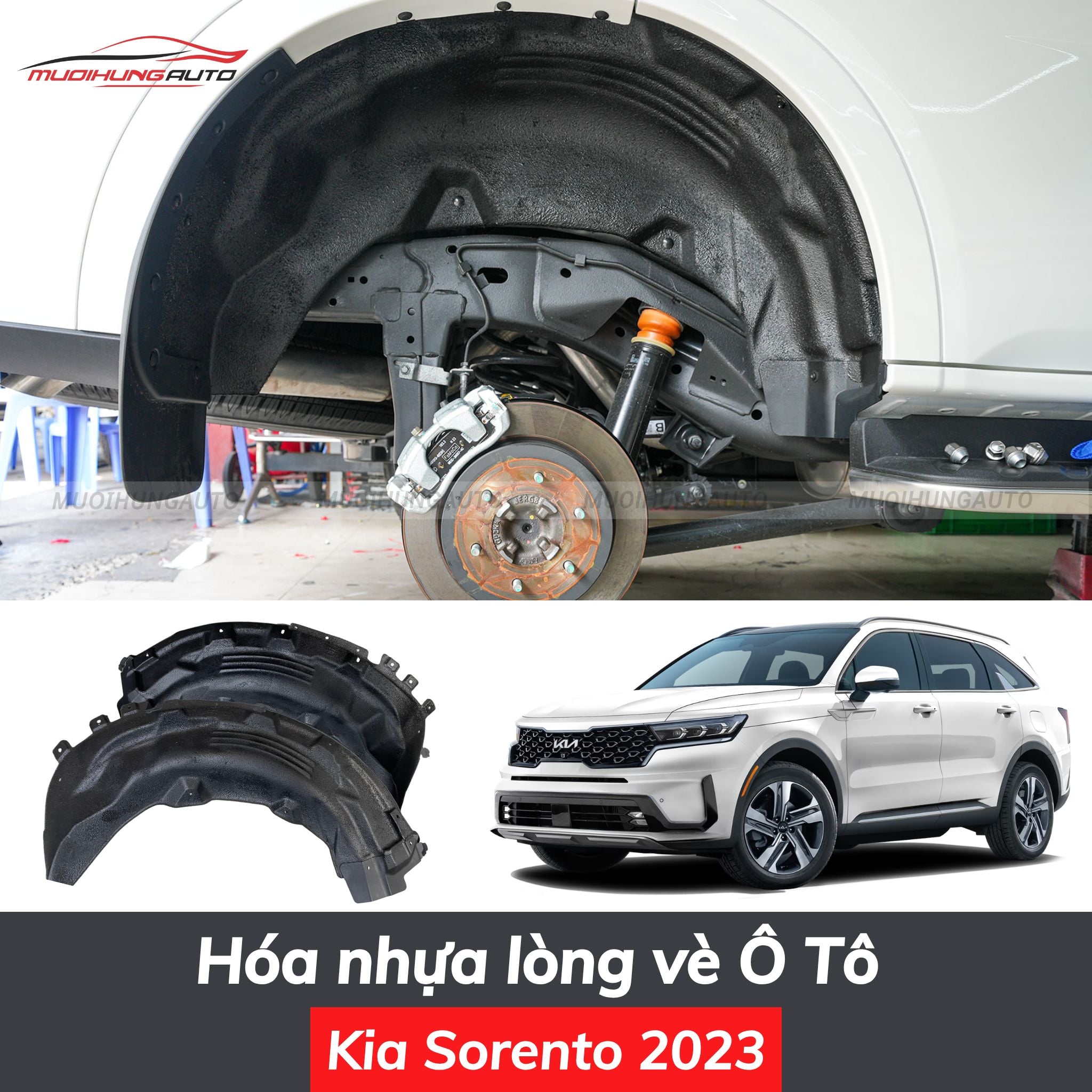 Hóa nhựa lòng vè ô tô Kia Sorento 2023