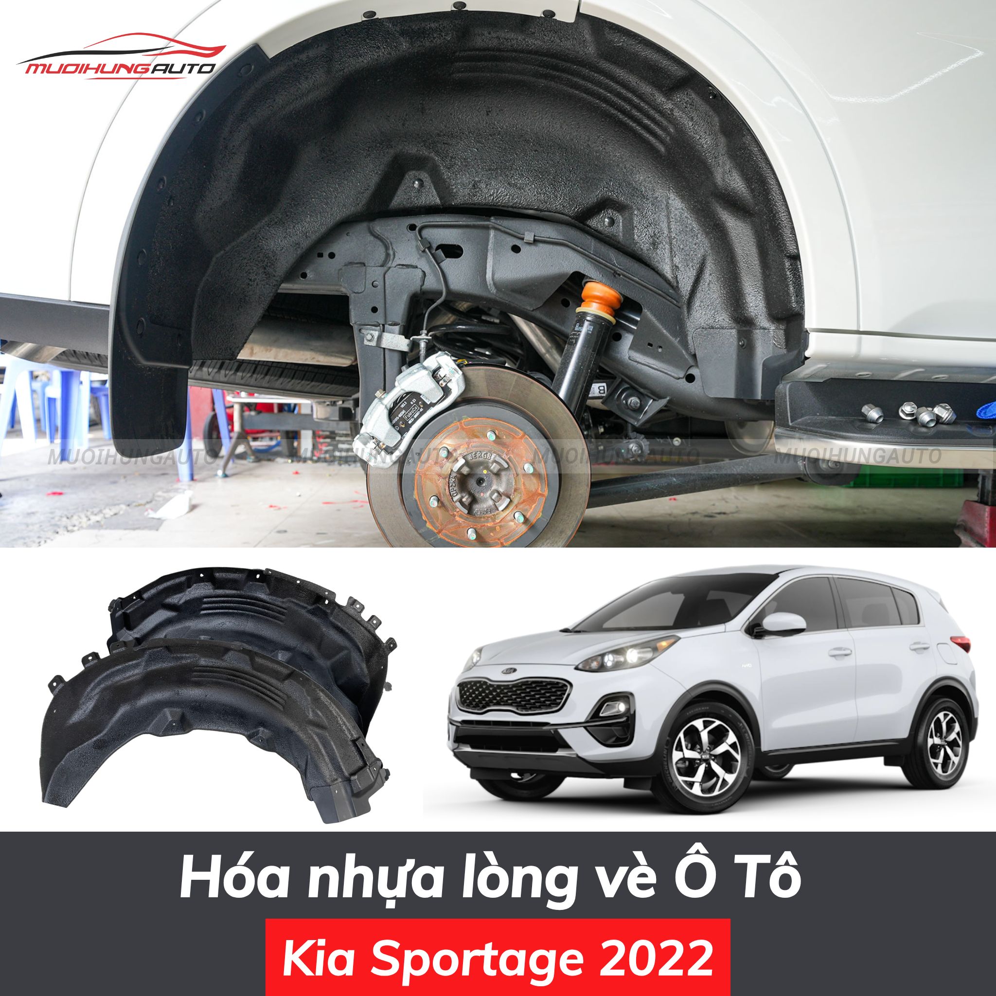 Hóa nhựa lòng vè ô tô Kia Sportage 2022