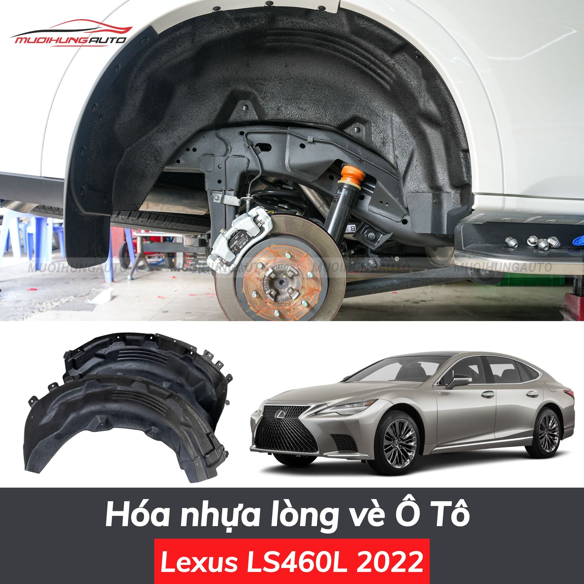 Hóa nhựa lòng vè ô tô Lexus LS460L 2022
