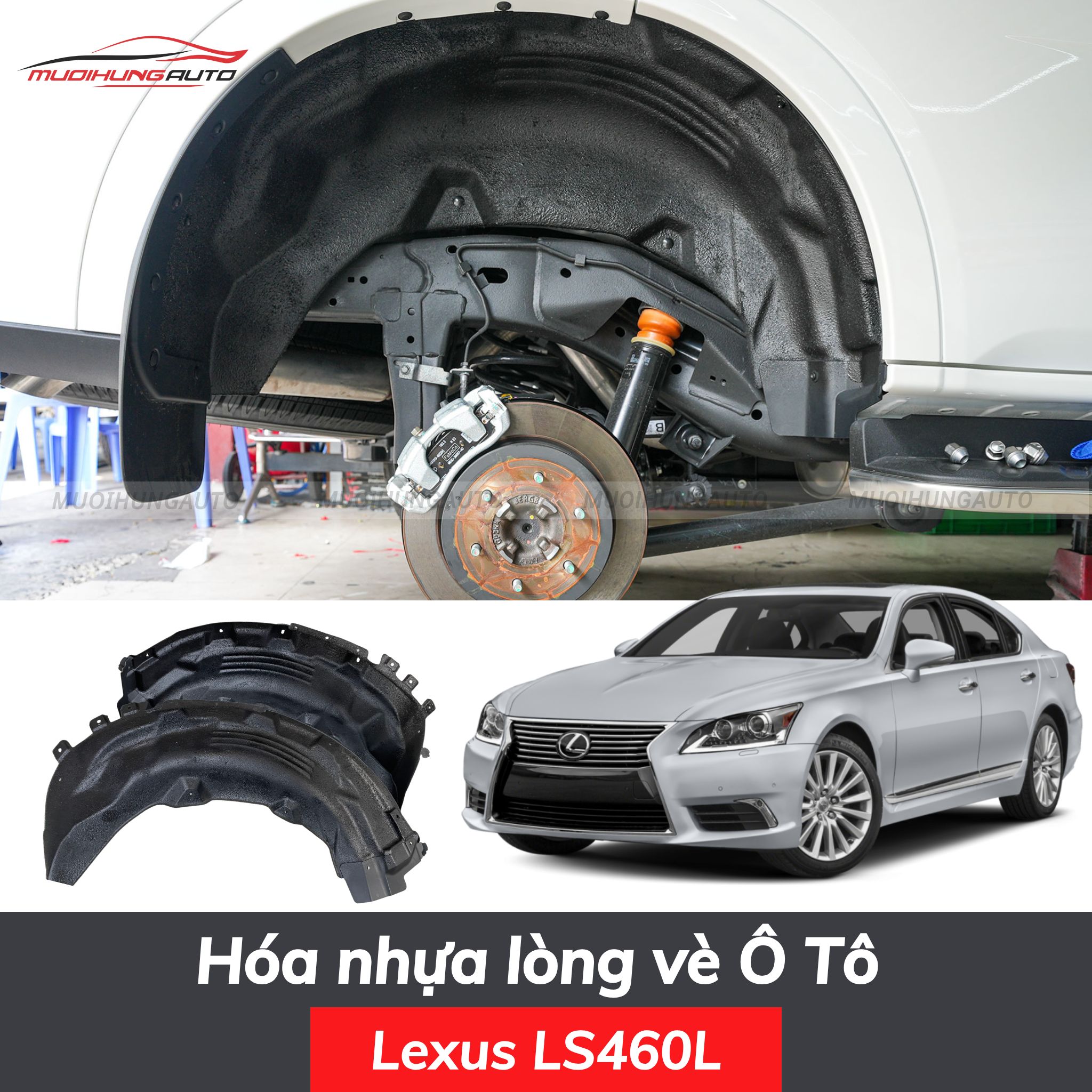 Hóa nhựa lòng vè ô tô Lexus LS460L