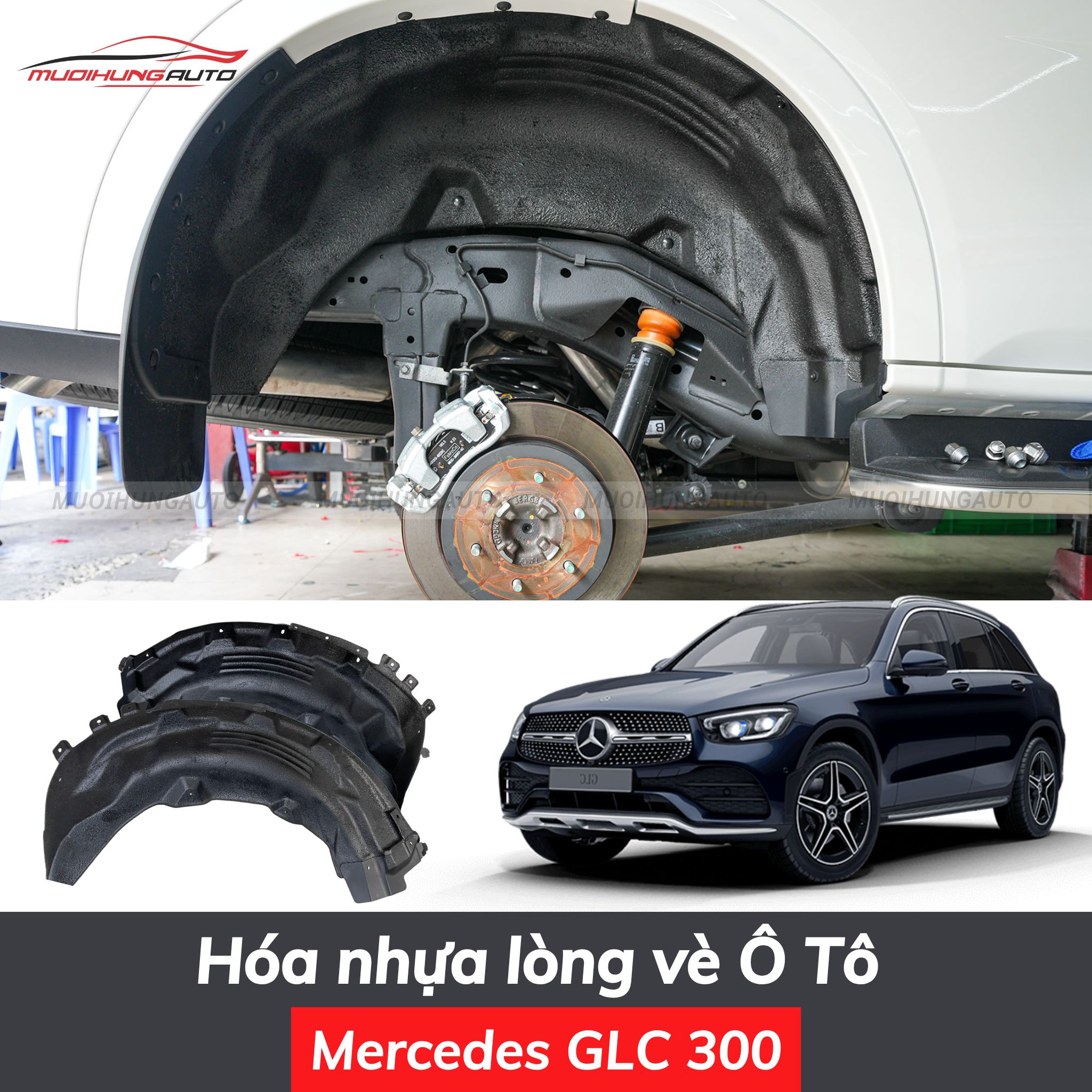 Hóa nhựa lòng vè ô tô Mercedes GLC 300