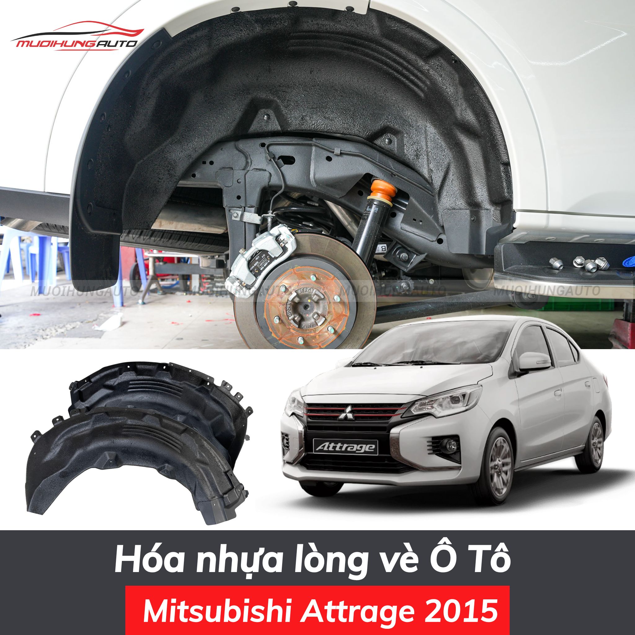 Hóa nhựa lòng vè ô tô Mitsubishi Attrage 2025