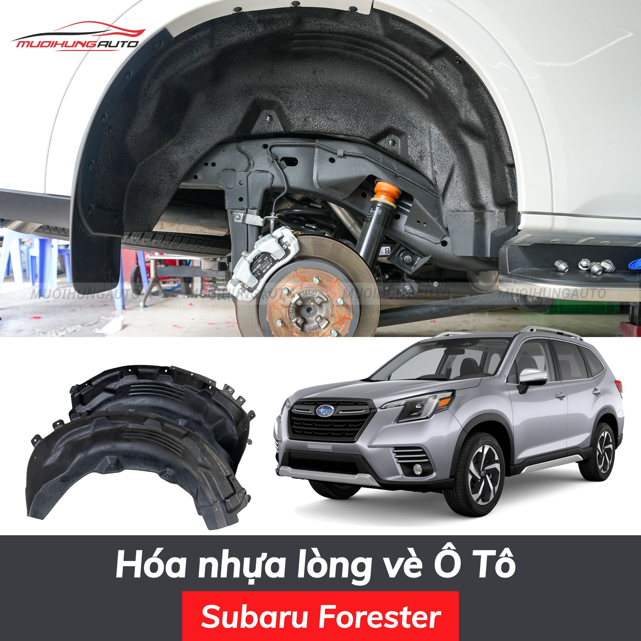 Hóa nhựa lòng vè ô tô Subaru Forester