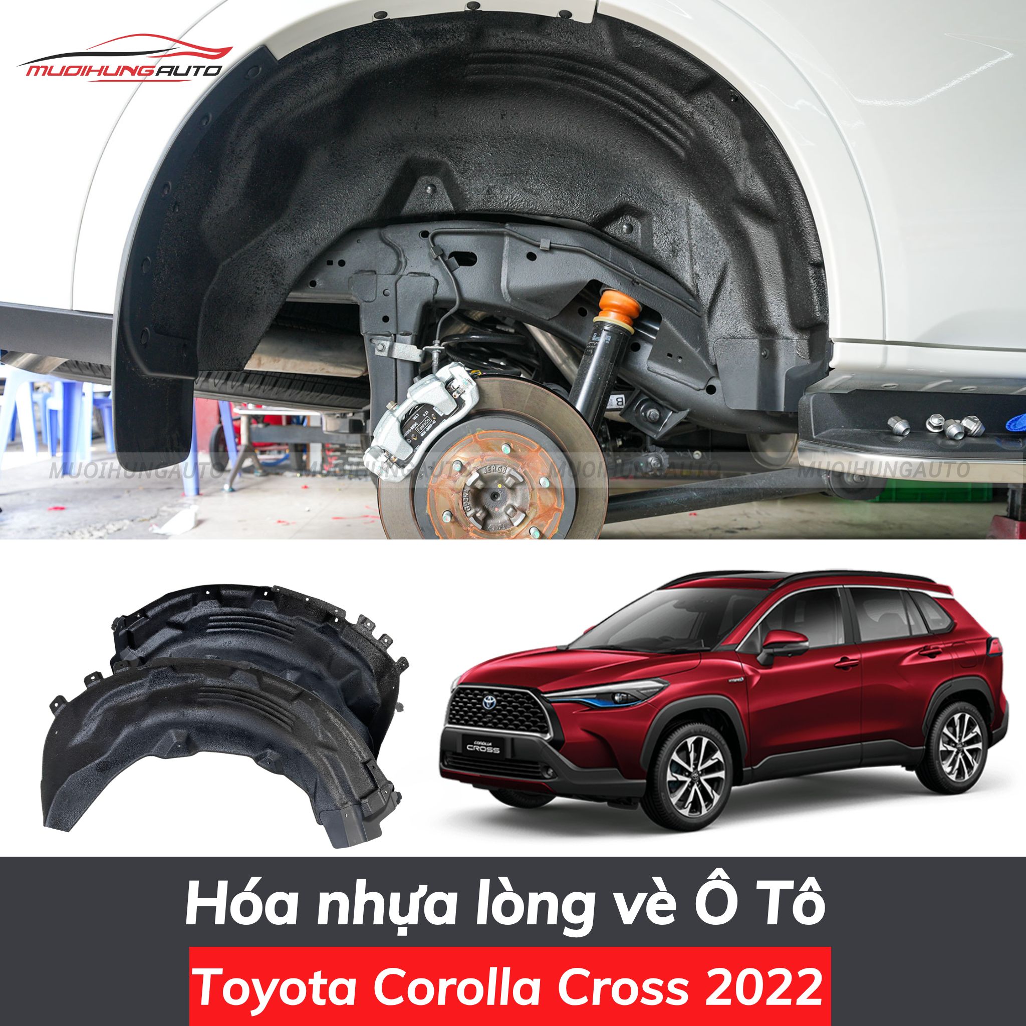 Hóa nhựa lòng vè ô tô Toyota Corolla Cross 2022