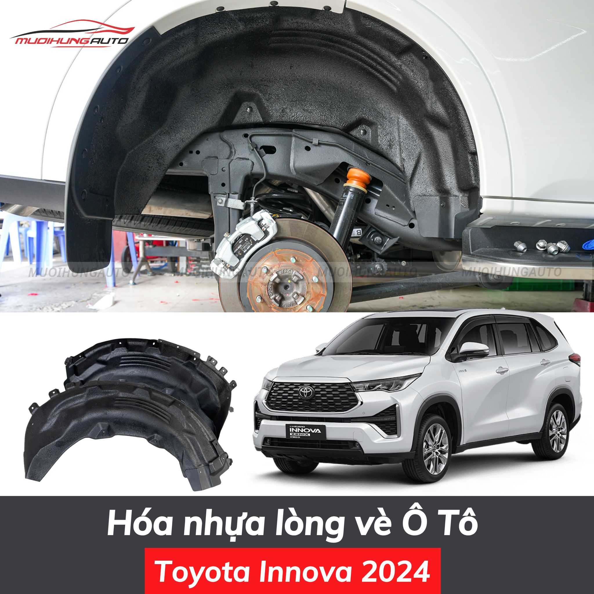 Hóa nhựa lòng vè ô tô Toyota Innova 2024