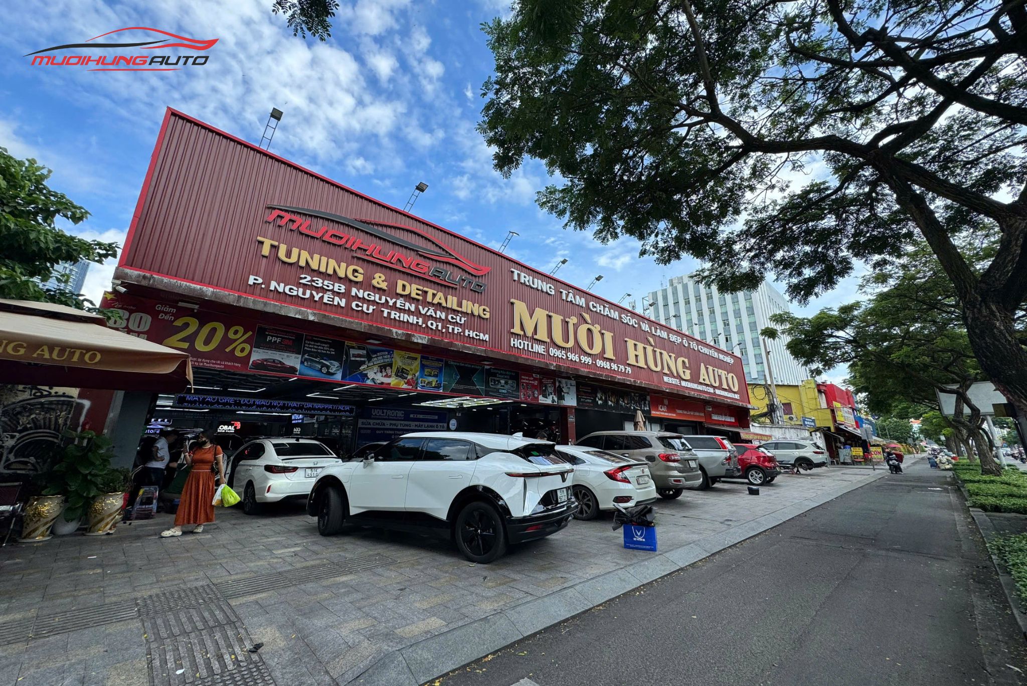 Mười Hùng Auto - Địa chỉ lắp camera hành trình cho xe Toyota Vios 2023 uy tín