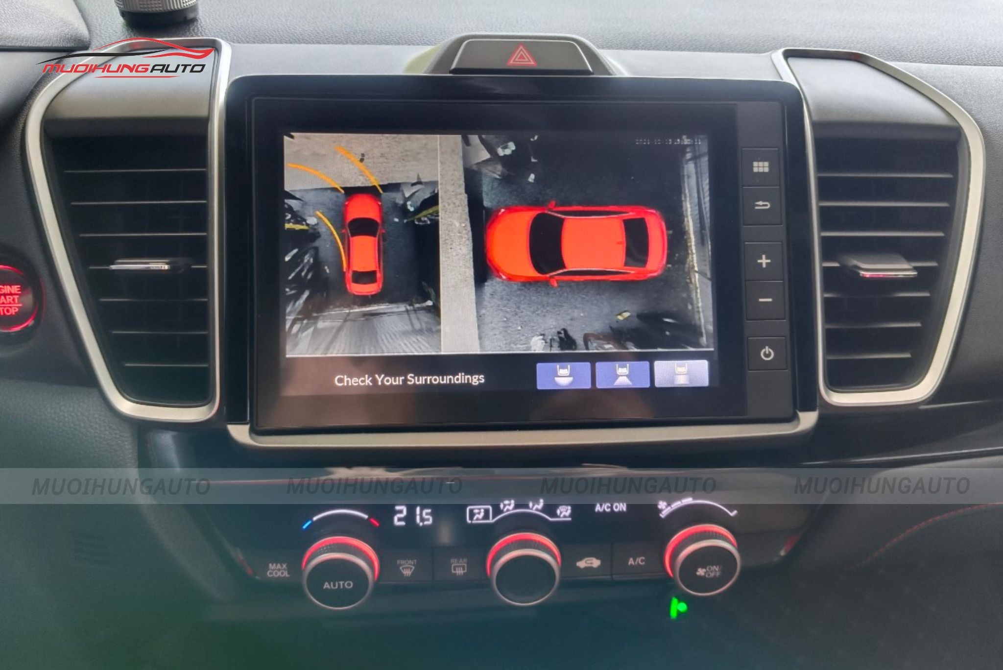 Lắp camera 360 độ ô tô Honda City 2022