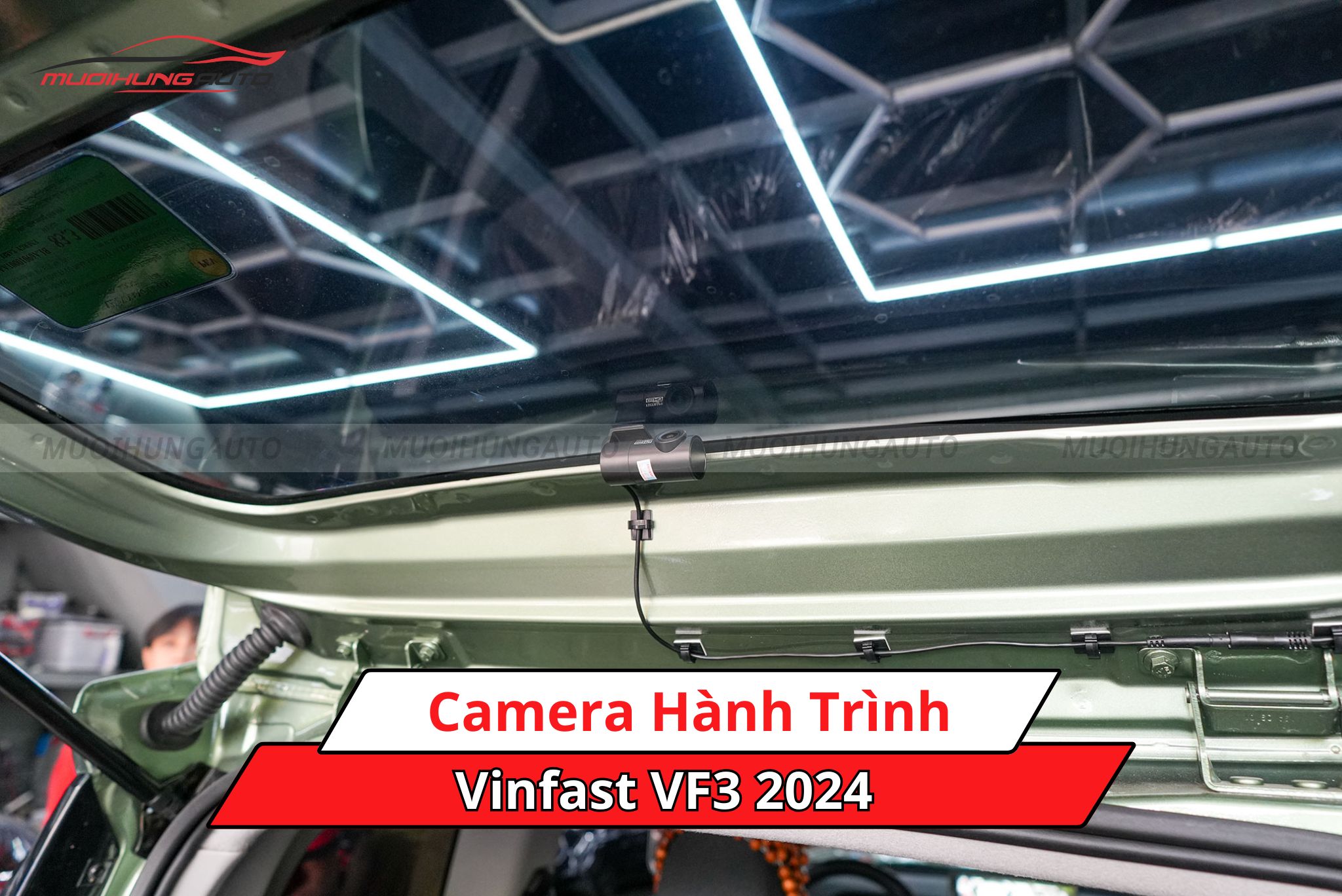 Lắp camera hành trình cho xe Vinfast VF3 2024