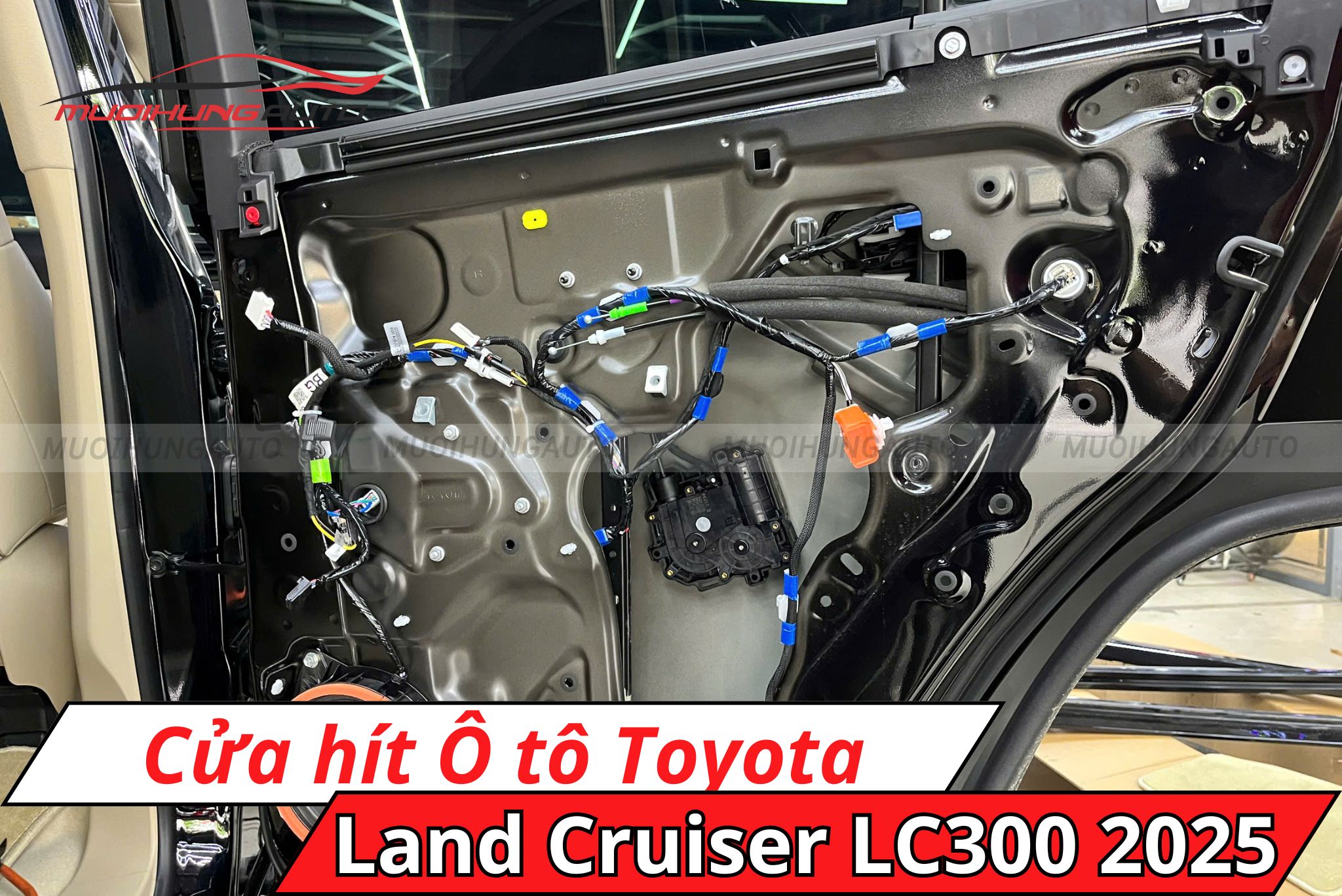 Lắp cửa hít ô tô Land Cruiser LC300 2025