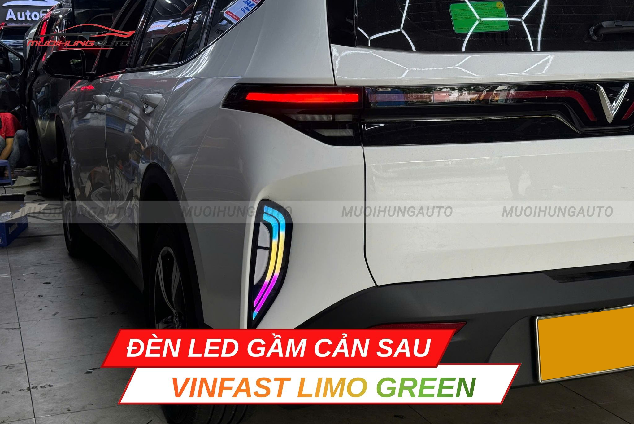 LED cản sau Vinfast Limo Green