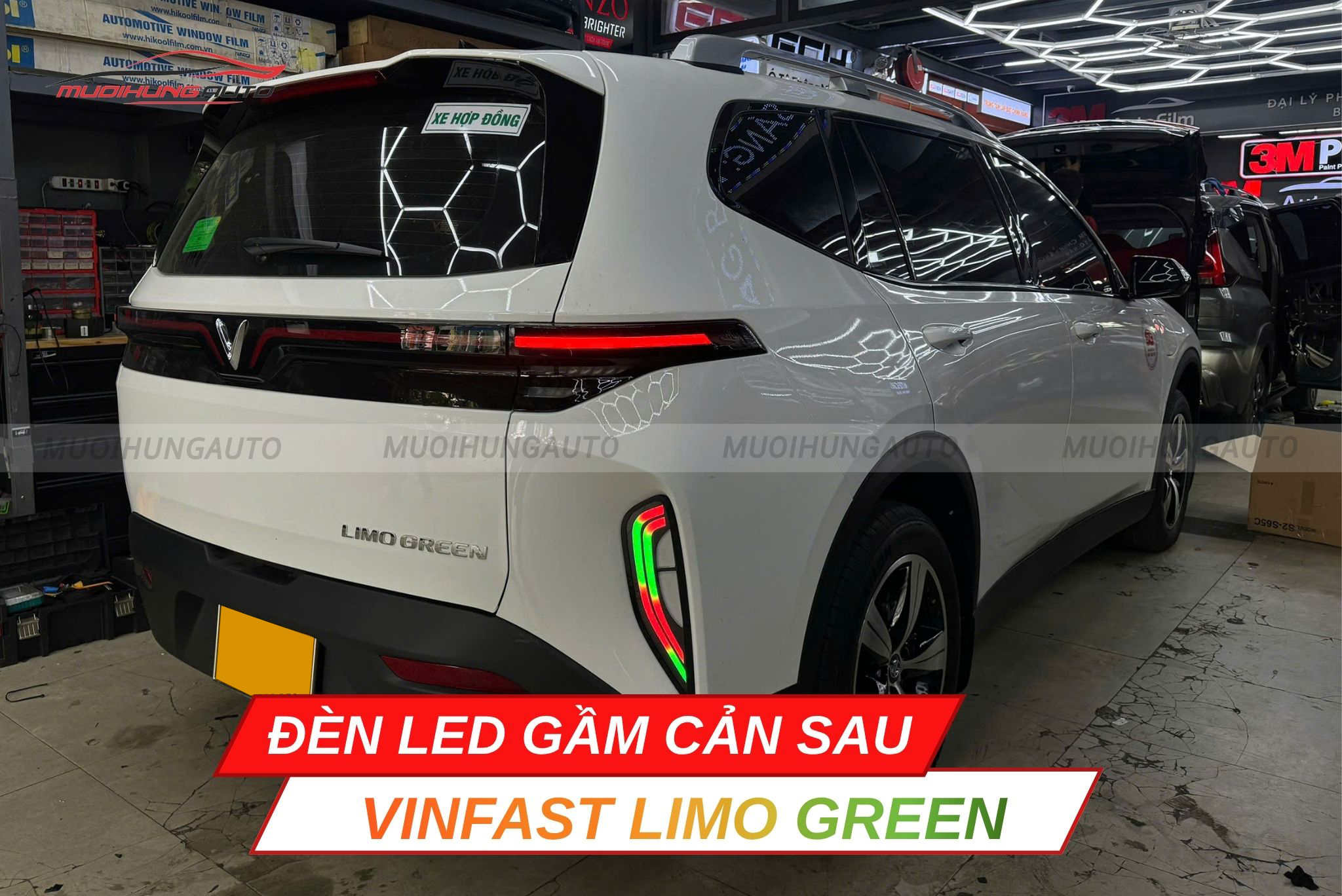 LED cản sau xe Vinfast Limo Green