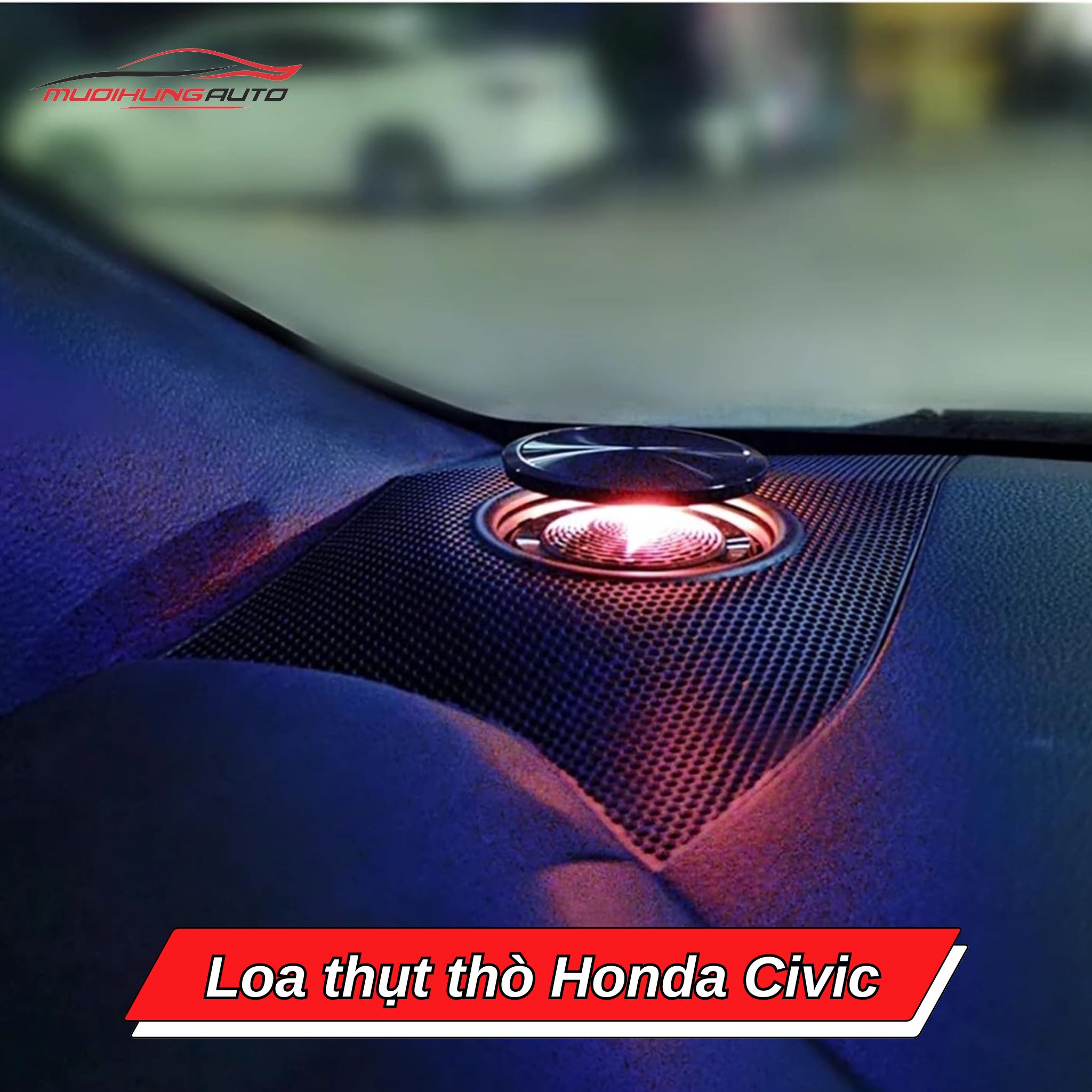 Loa center thò thụt Honda Civic