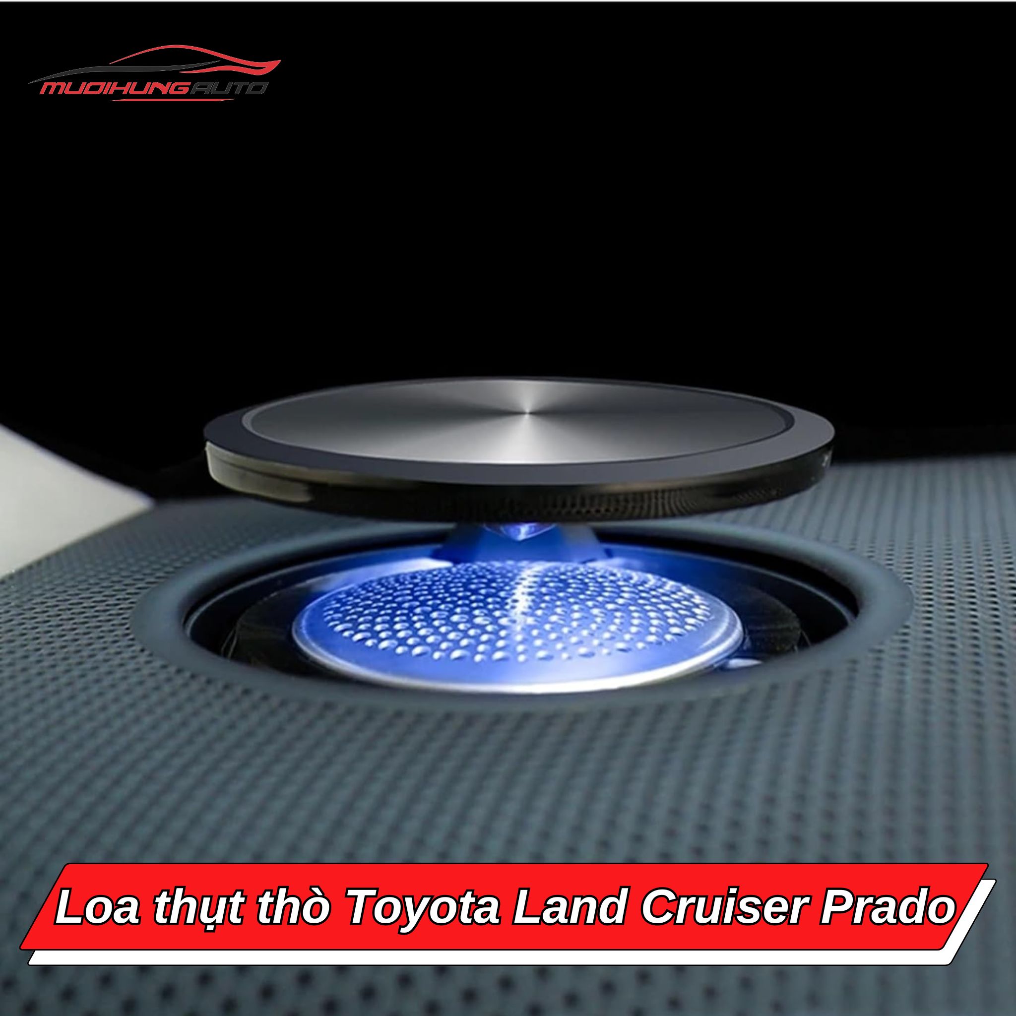 Loa center thò thụt Toyota Land Cruiser Prado