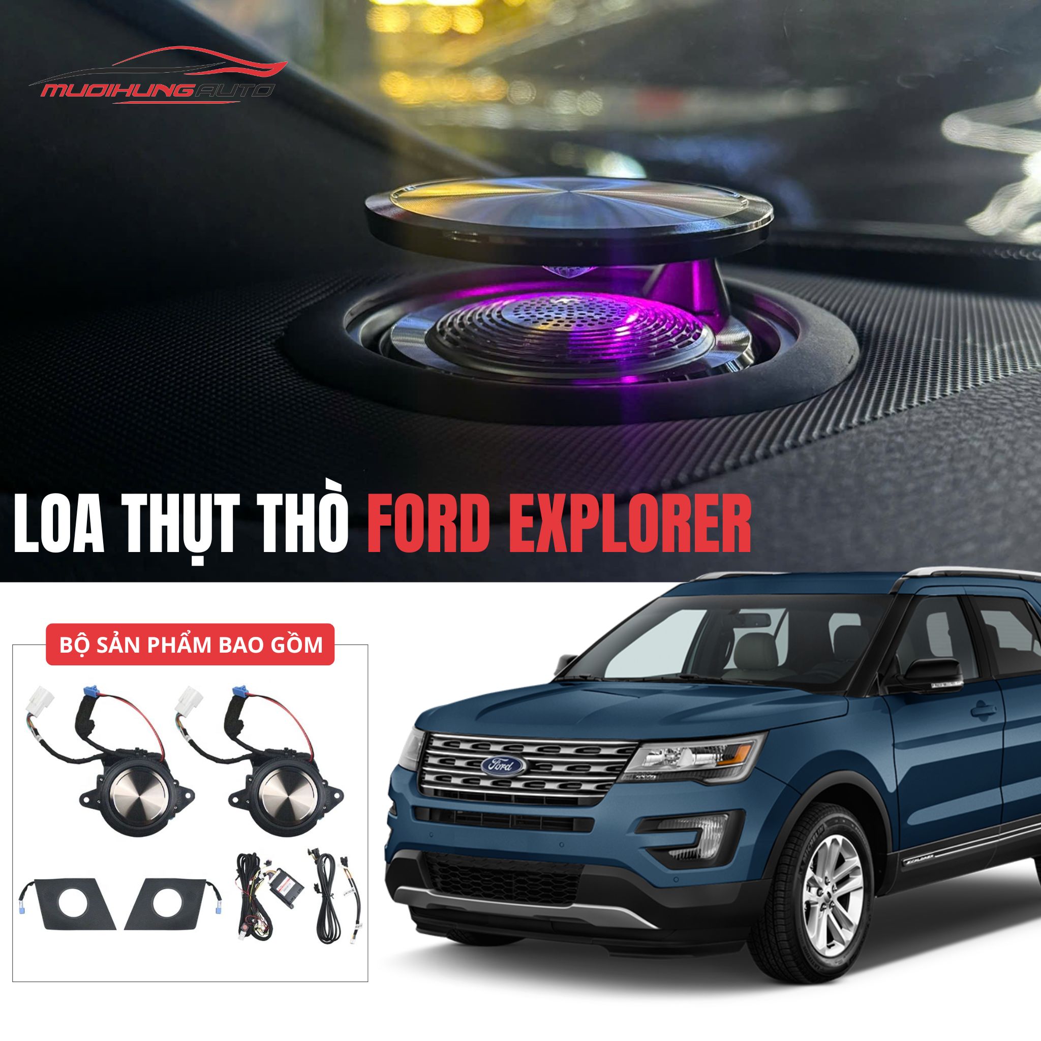 Loa thụt thò Ford Explorer