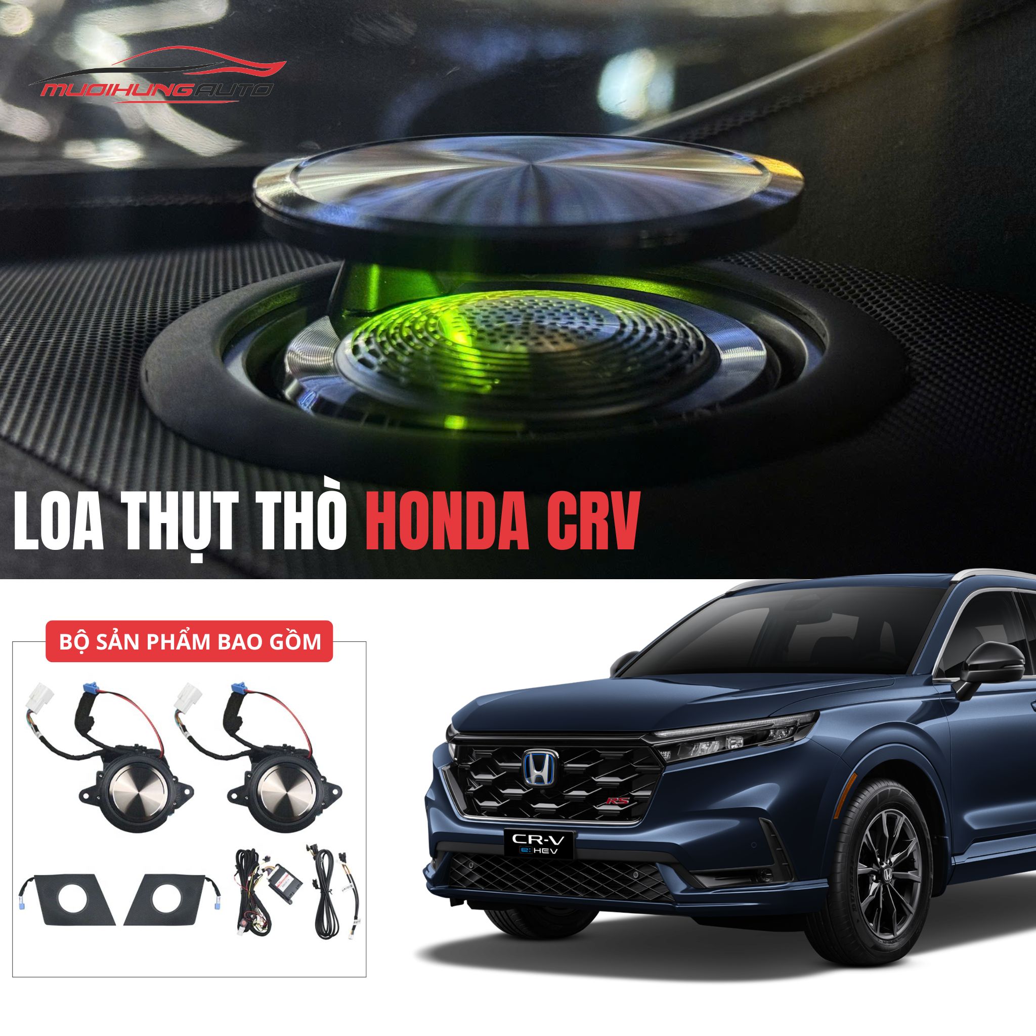 Loa thụt thò Honda CRV