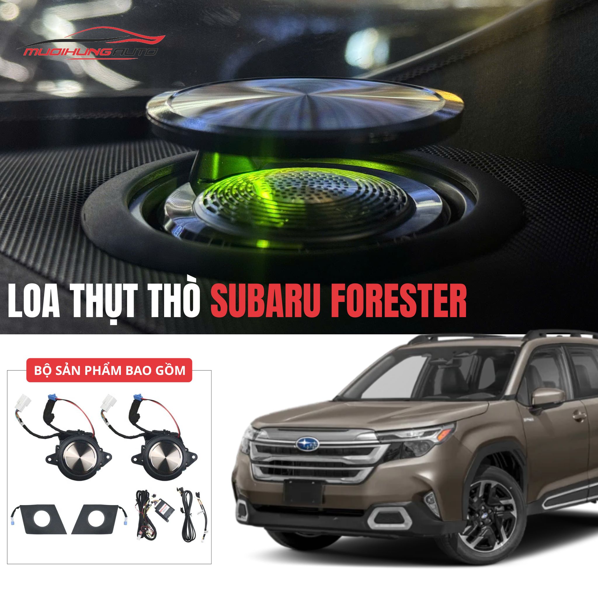 Loa thụt thò Subaru Forester
