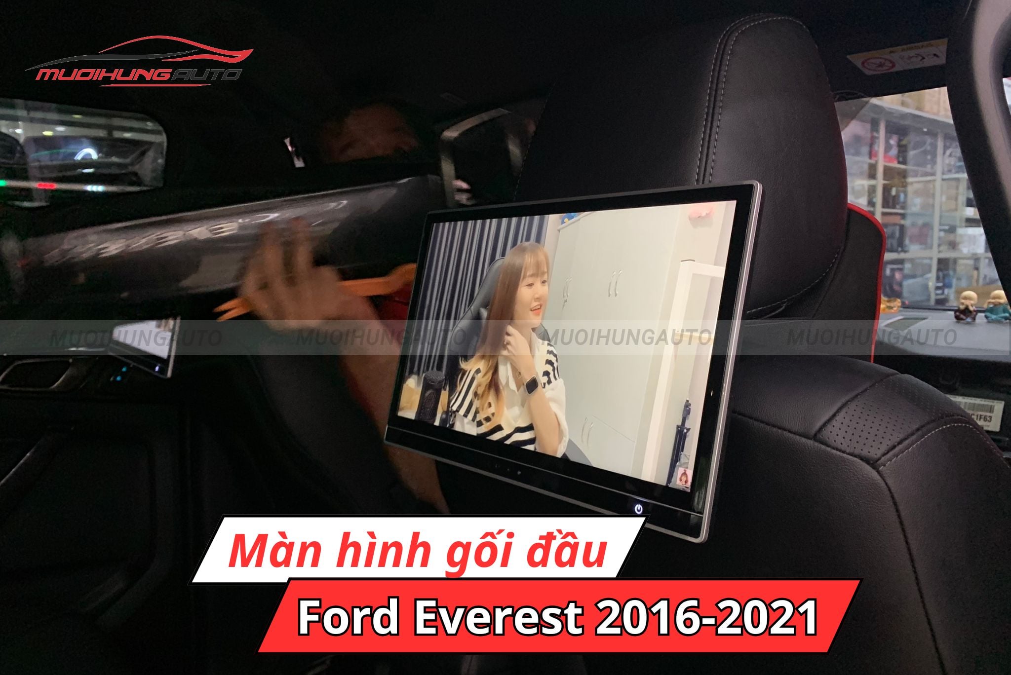 Màn hình gối đầu cho Ford Everest 2016-2021