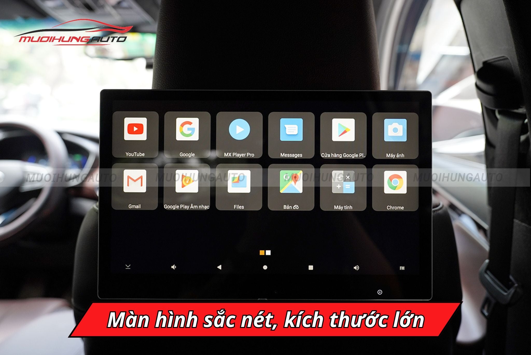Màn hình gối đầu cho xe Toyota Camry 2019-2021