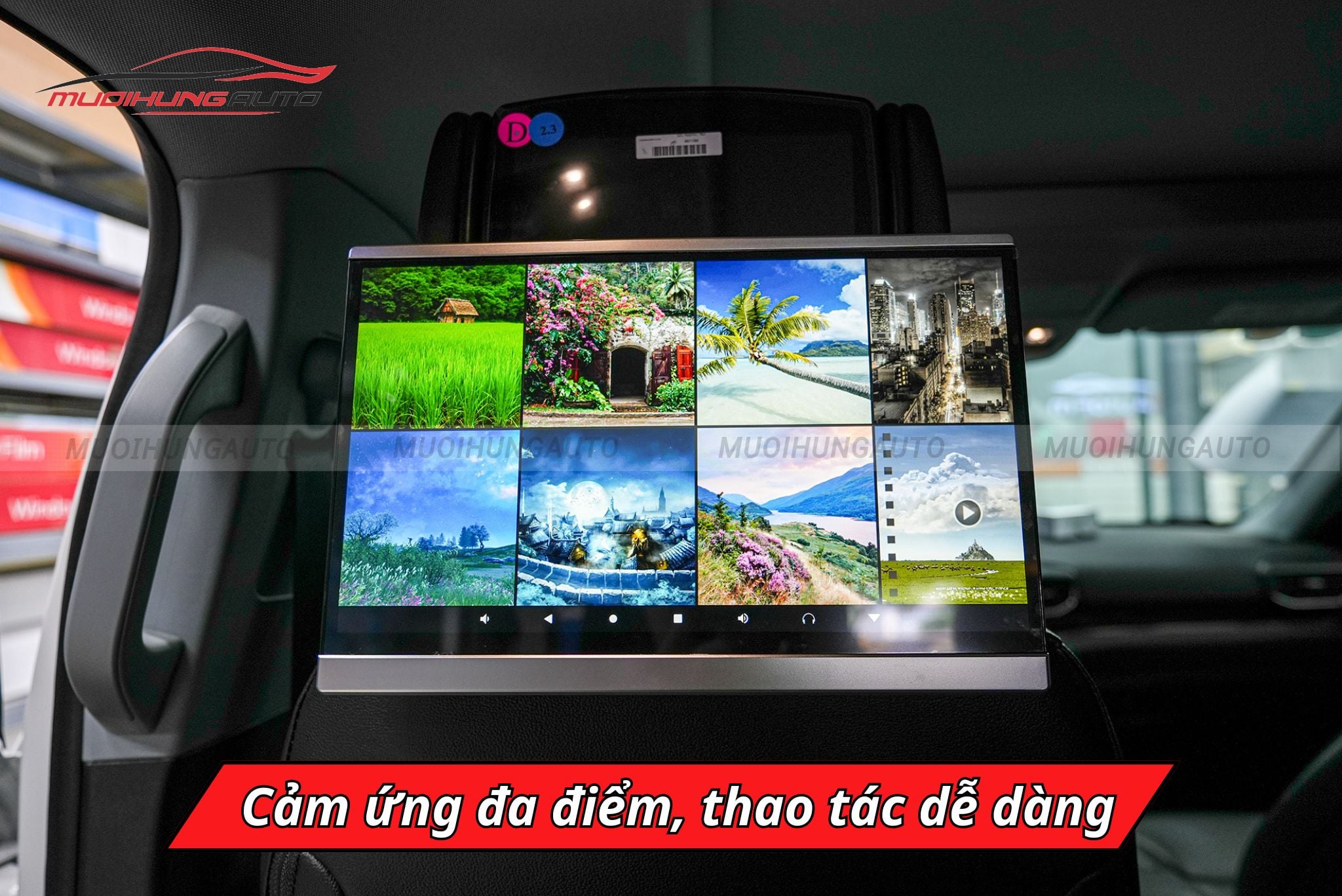 Màn hình gối đầu xe hơi Volkswagen Viloran 2024